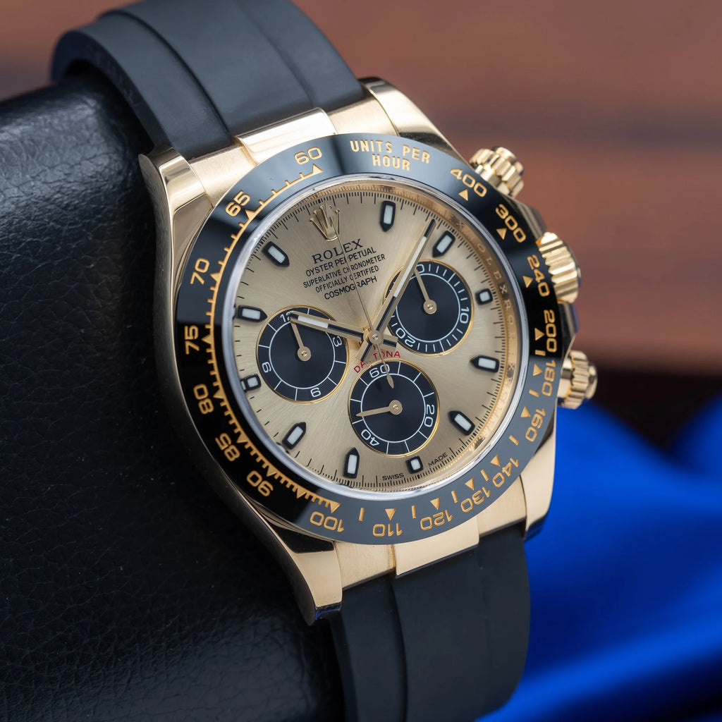 ROLEX Daytona 'Pikachu' 18k Yellow Gold Oysterflex 116518LN — image 6