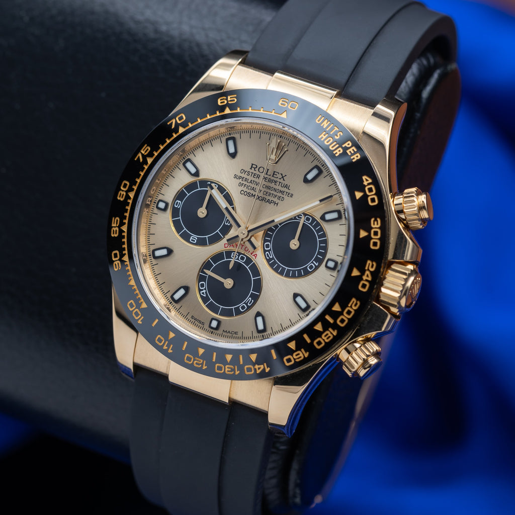 ROLEX Daytona 'Pikachu' 18k Yellow Gold Oysterflex 116518LN — image 7
