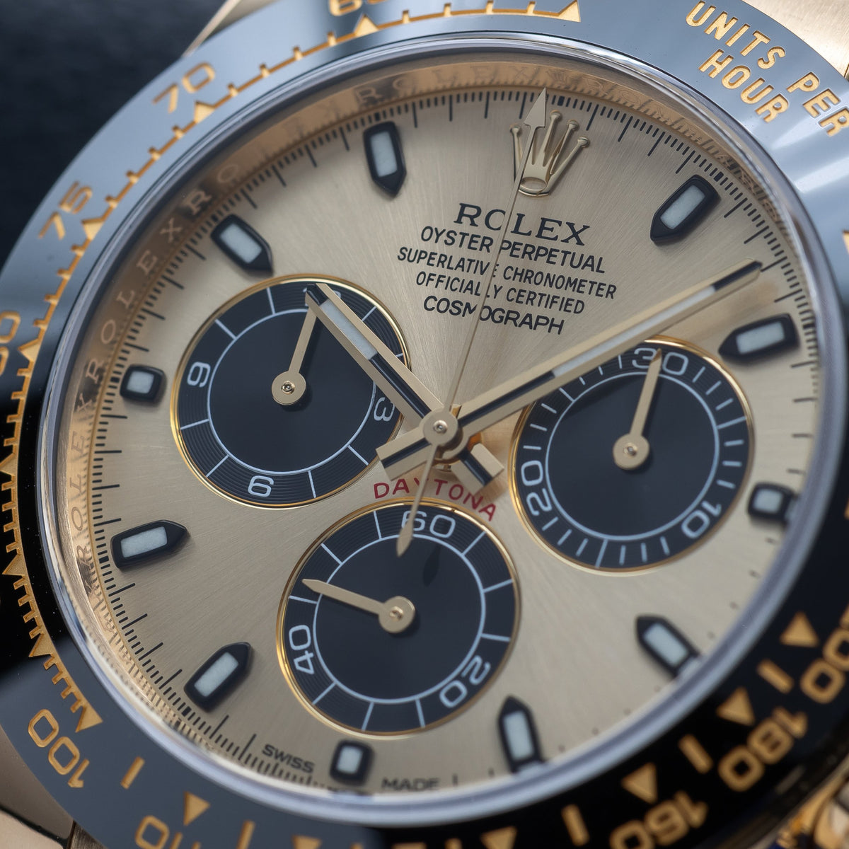 ROLEX Daytona 'Pikachu' 18k Yellow Gold Oysterflex 116518LN — image 8