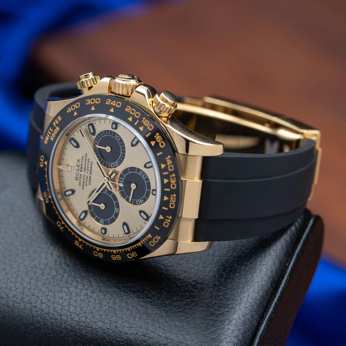 ROLEX Daytona 'Pikachu' 18k Yellow Gold Oysterflex 116518LN — image 9