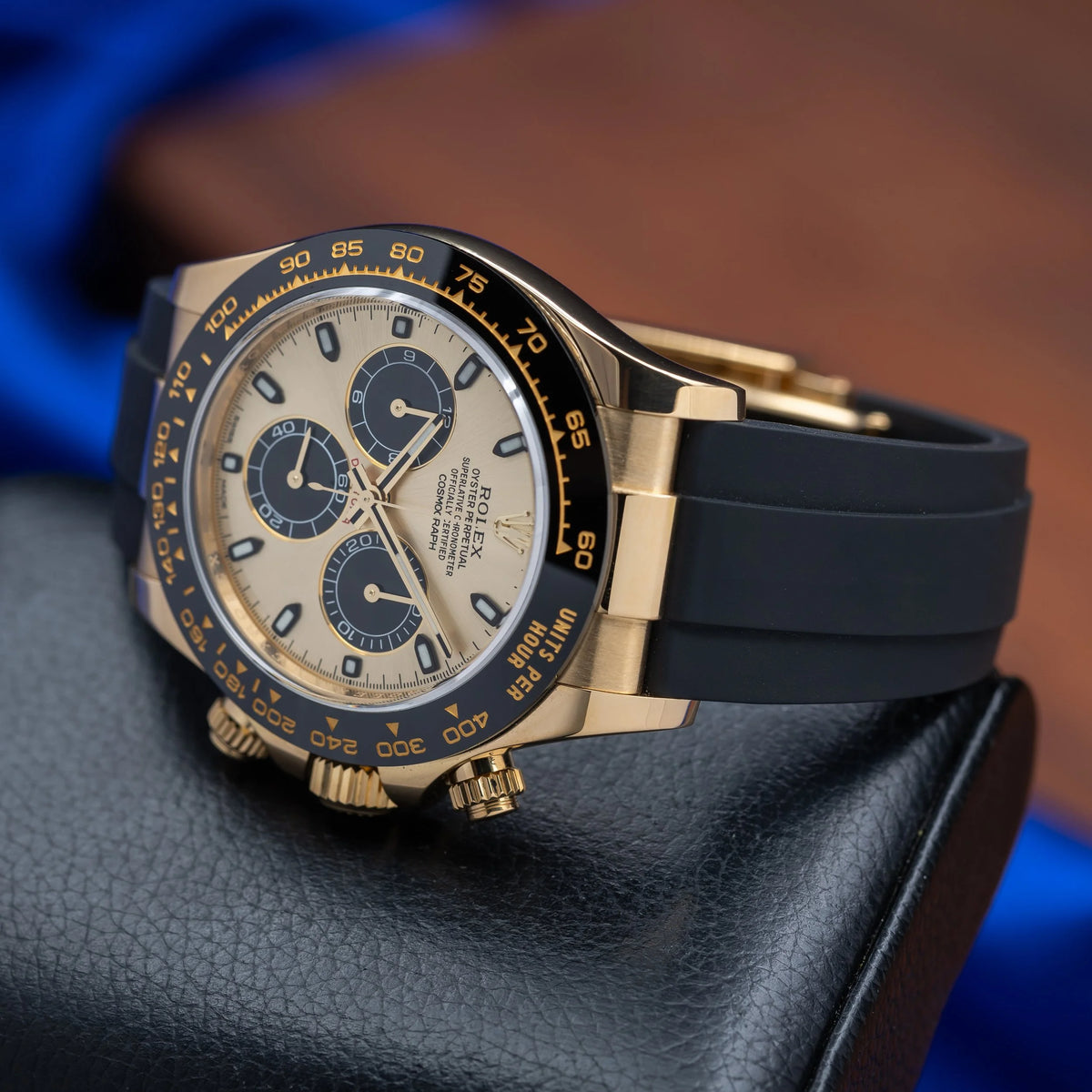 ROLEX Daytona 'Pikachu' 18k Yellow Gold Oysterflex 116518LN — image 10