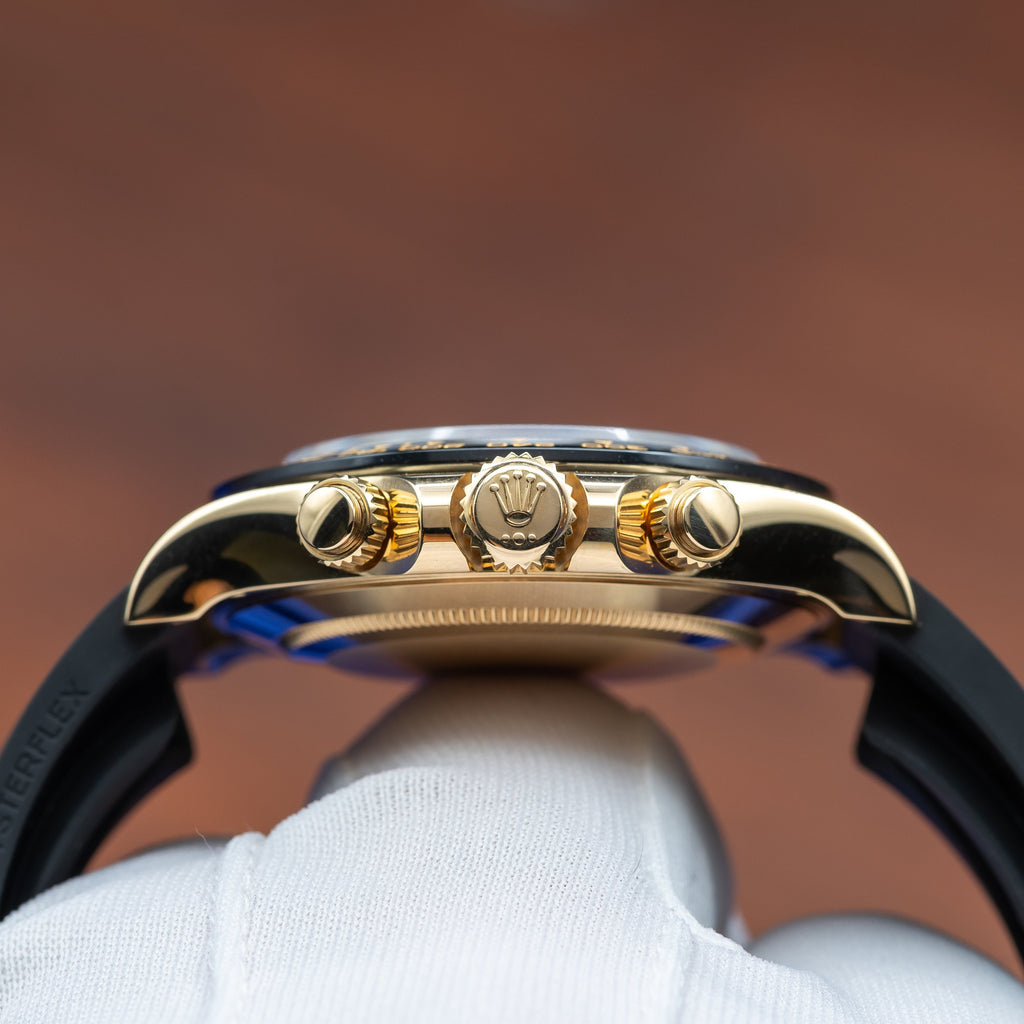 ROLEX Daytona 'Pikachu' 18k Yellow Gold Oysterflex 116518LN — image 11