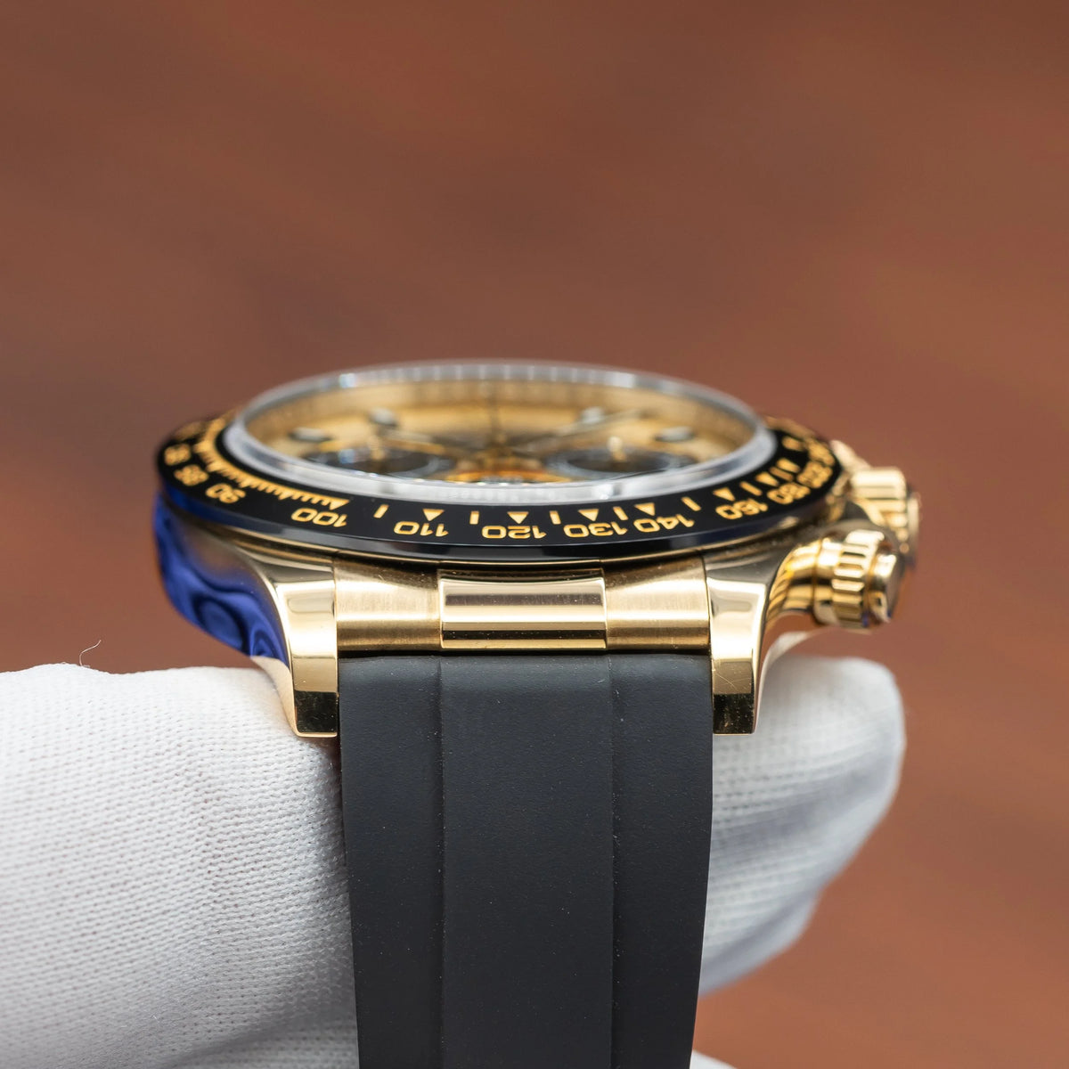 ROLEX Daytona 'Pikachu' 18k Yellow Gold Oysterflex 116518LN — image 12