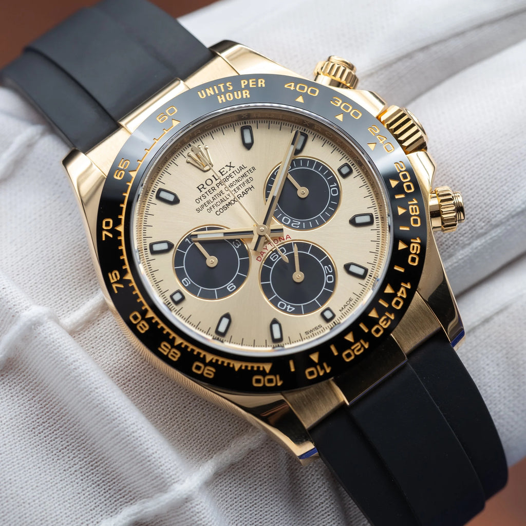 ROLEX Daytona 'Pikachu' 18k Yellow Gold Oysterflex 116518LN — image 19