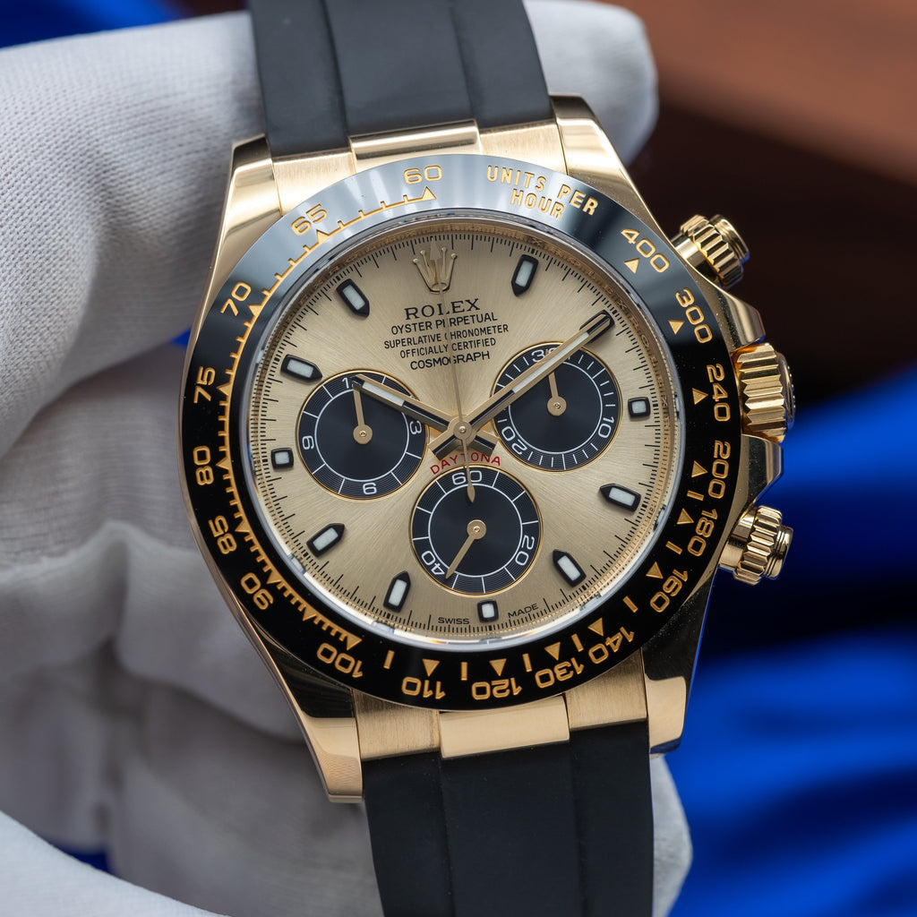 ROLEX Daytona 'Pikachu' 18k Yellow Gold Oysterflex 116518LN — image 1