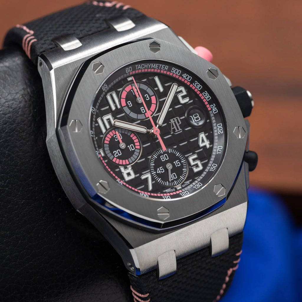 AUDEMARS PIGUET Royal Oak Offshore Black & Pink Dial 26238ST.OO.A001VE.02 - NEW — image 17