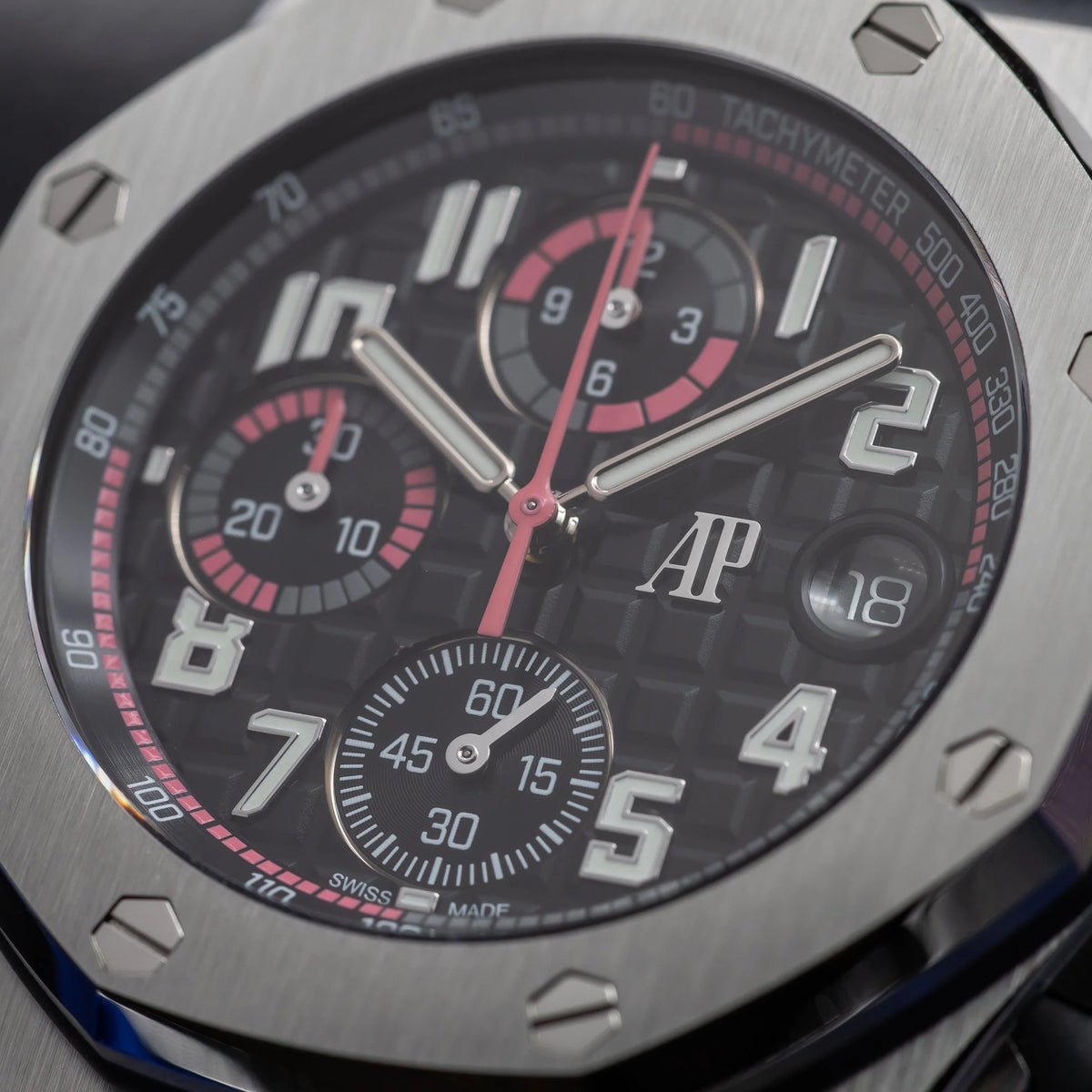 AUDEMARS PIGUET Royal Oak Offshore Black & Pink Dial 26238ST.OO.A001VE.02 - NEW — image 5