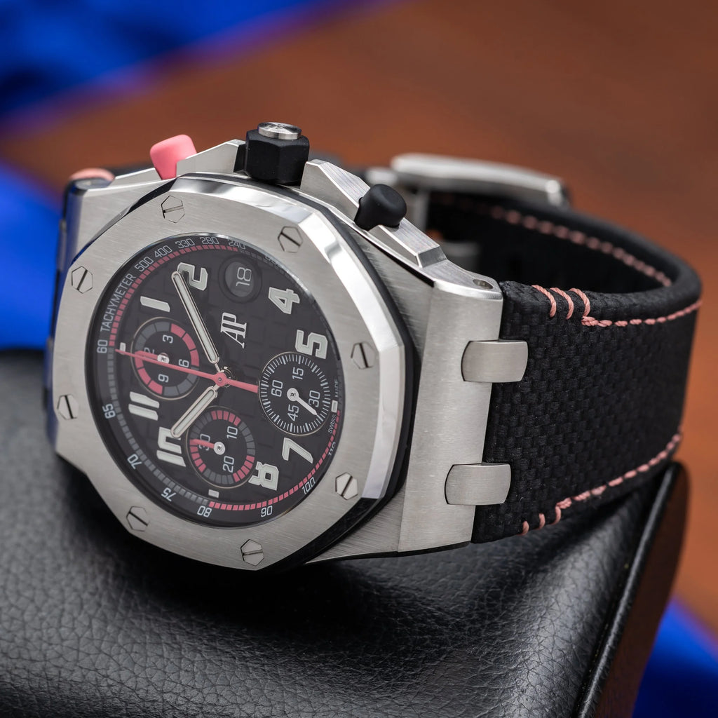 AUDEMARS PIGUET Royal Oak Offshore Black & Pink Dial 26238ST.OO.A001VE.02 - NEW — image 7