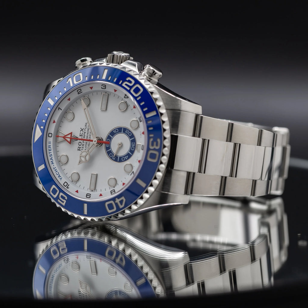 ROLEX Yacht-Master II White Dial Stainless Steel Blue Bezel 126680 - NEW 2026 — image 4