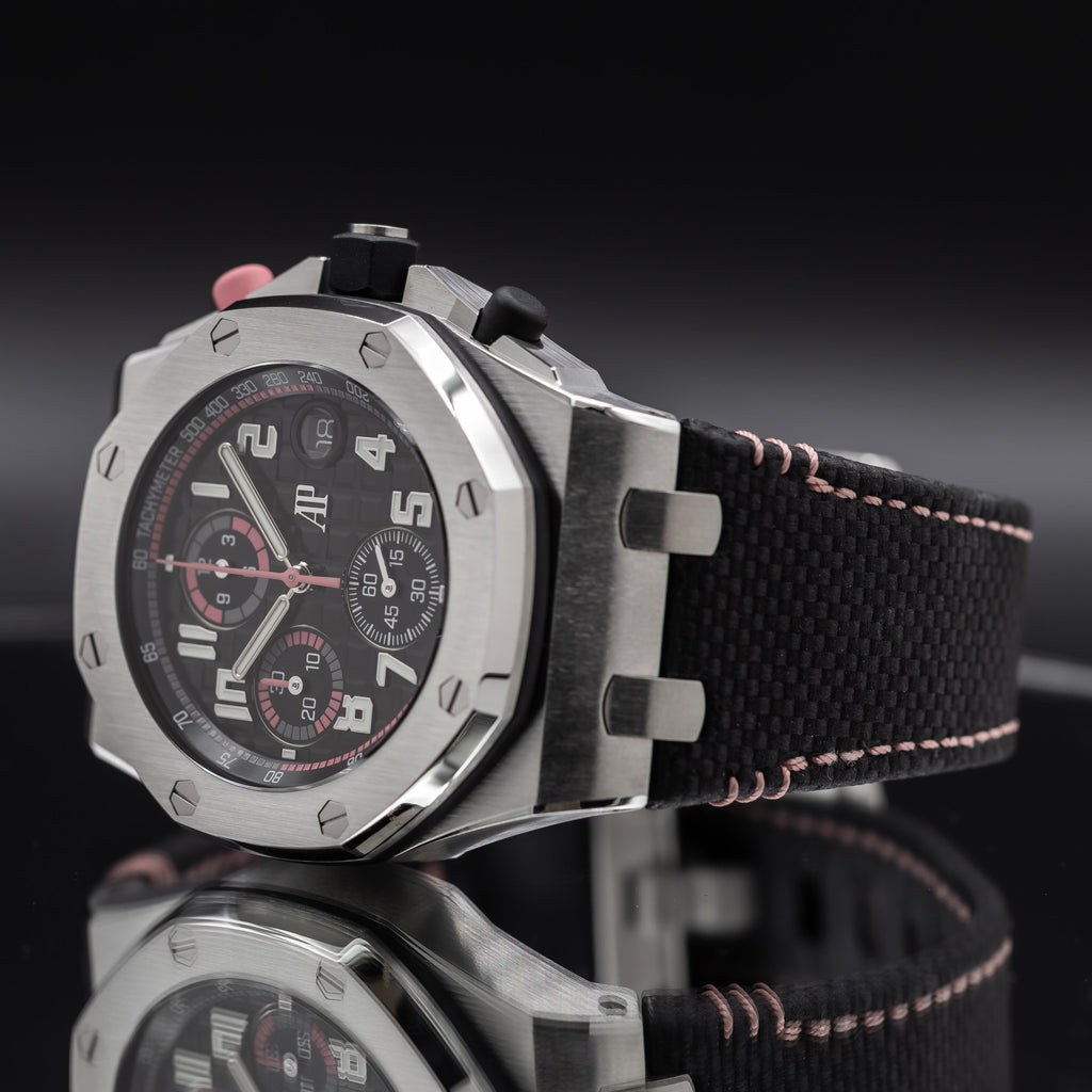 AUDEMARS PIGUET Royal Oak Offshore Black & Pink Dial 26238ST.OO.A001VE.02 - NEW — image 4