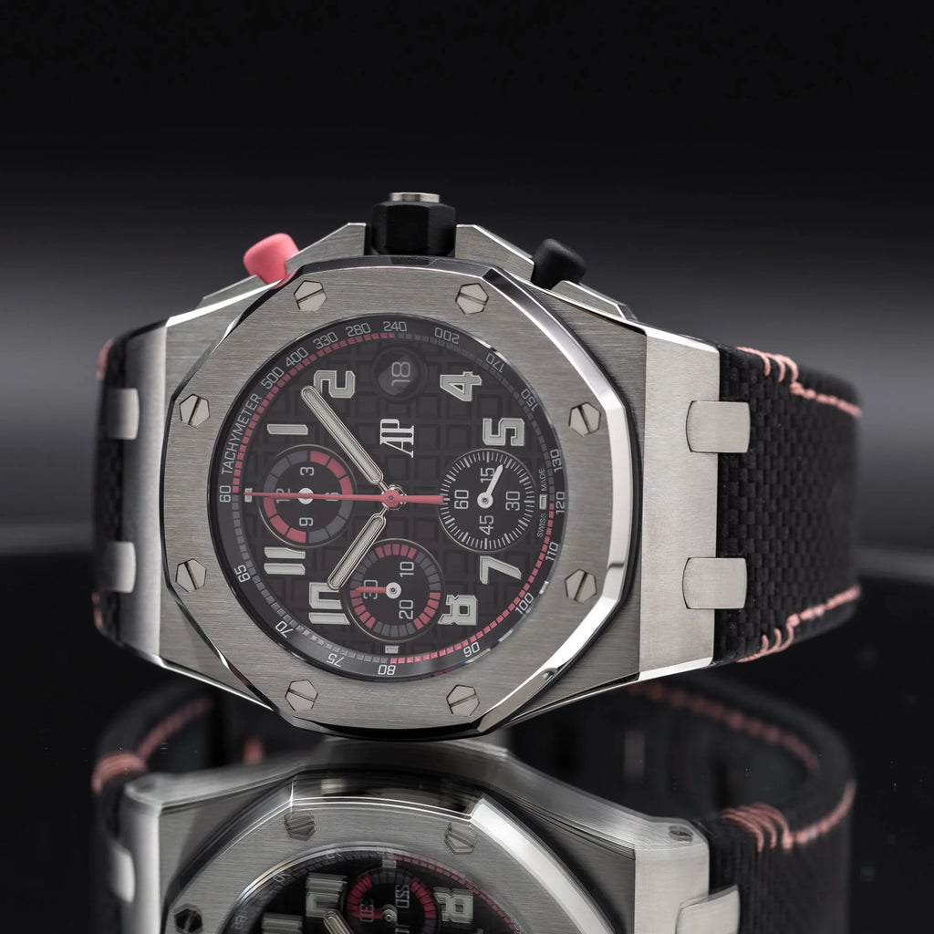 AUDEMARS PIGUET Royal Oak Offshore Black & Pink Dial 26238ST.OO.A001VE.02 - NEW — image 2