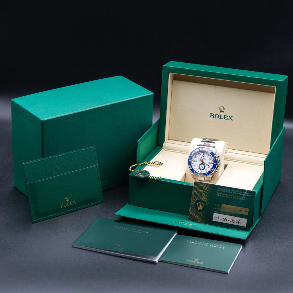 ROLEX Yacht-Master II White Dial Stainless Steel Blue Bezel 126680 - NEW 2026 — image 3