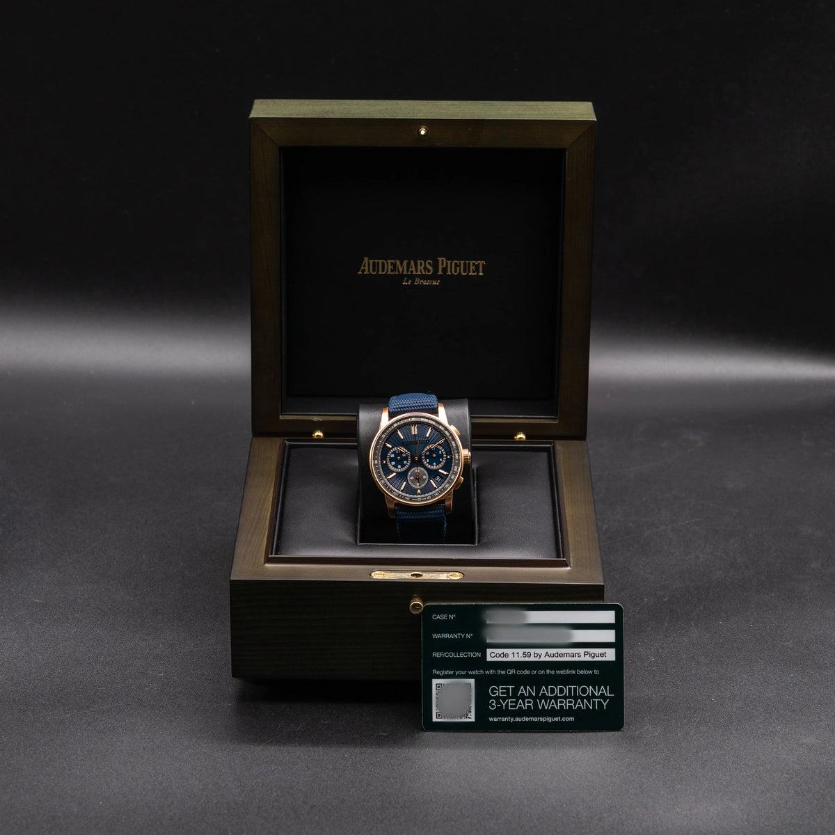 AUDEMARS PIGUET Code 11.59 Chronograph Blue Concentric Dial 26393OR.OO.A348KB.01 — image 3