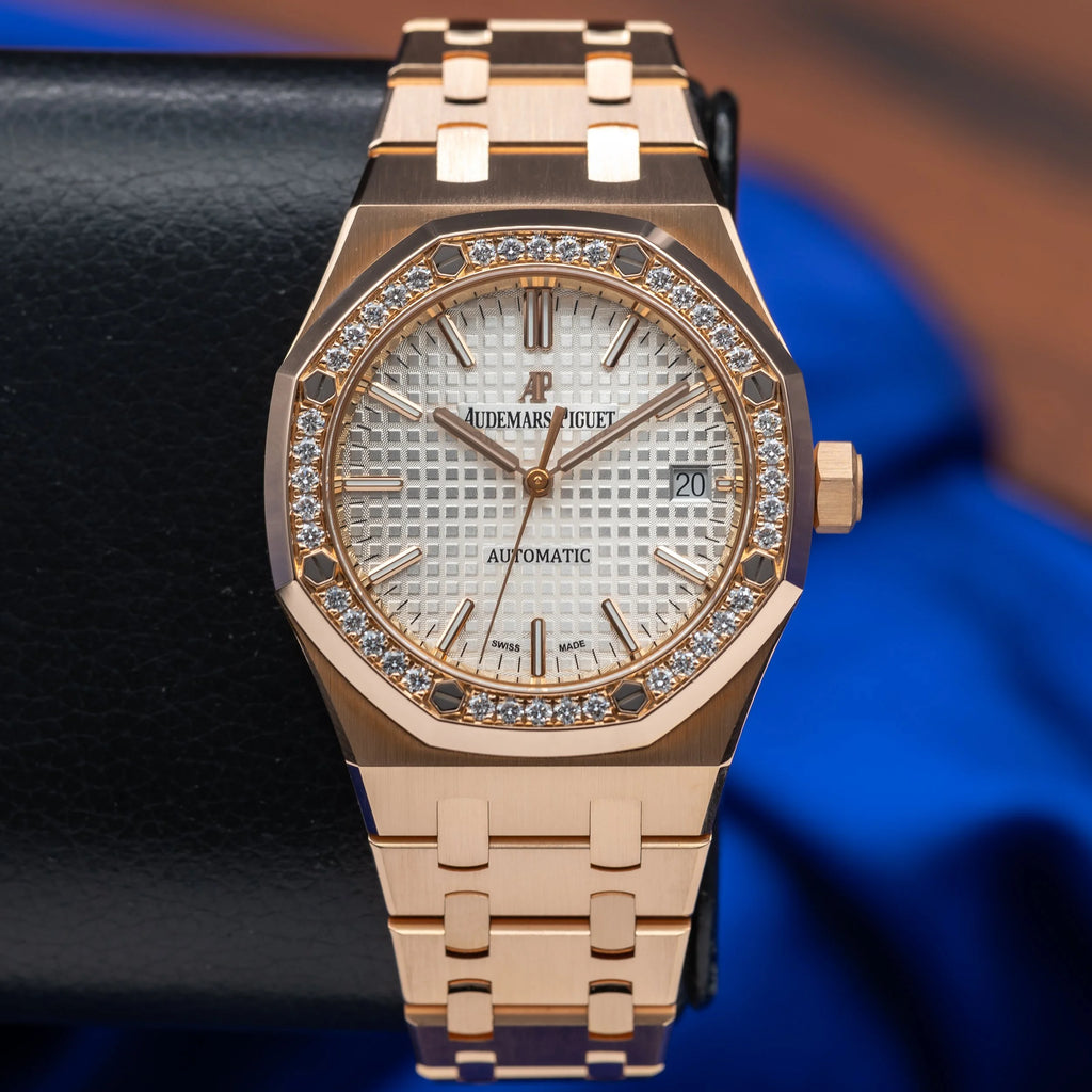 AUDEMARS PIGUET Royal Oak 37mm Rose Gold Diamond Bezel 15451OR.ZZ.1256OR.01 — image 4