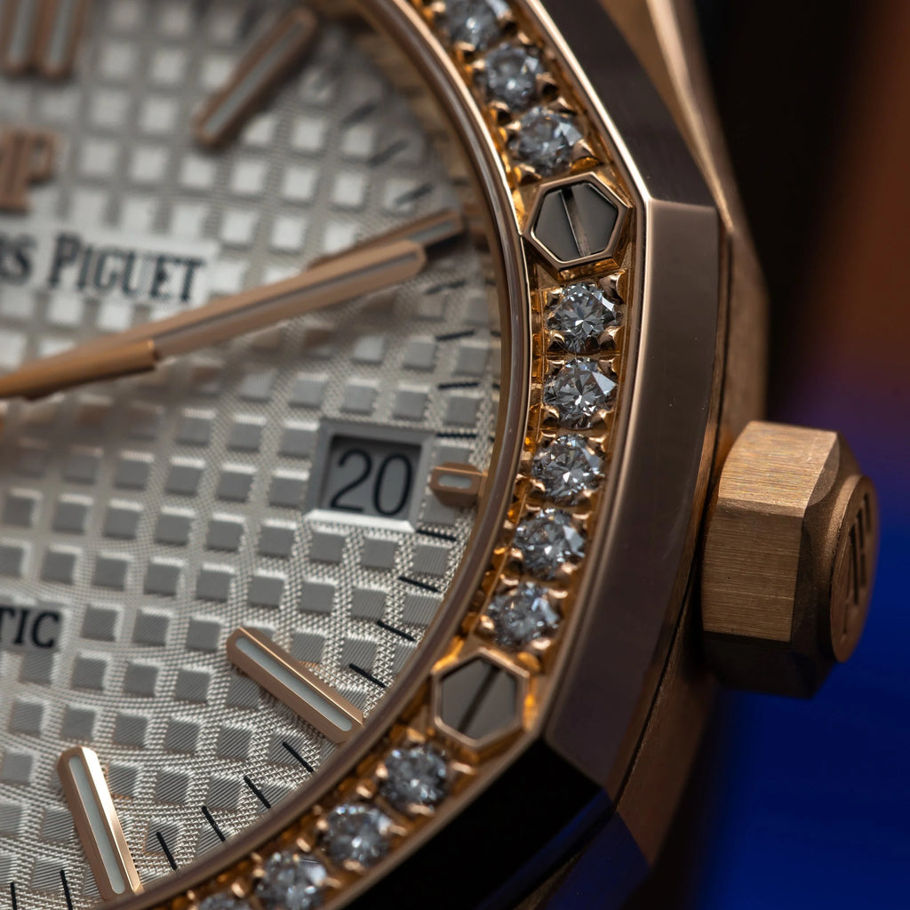 AUDEMARS PIGUET Royal Oak 37mm Rose Gold Diamond Bezel 15451OR.ZZ.1256OR.01 — image 8