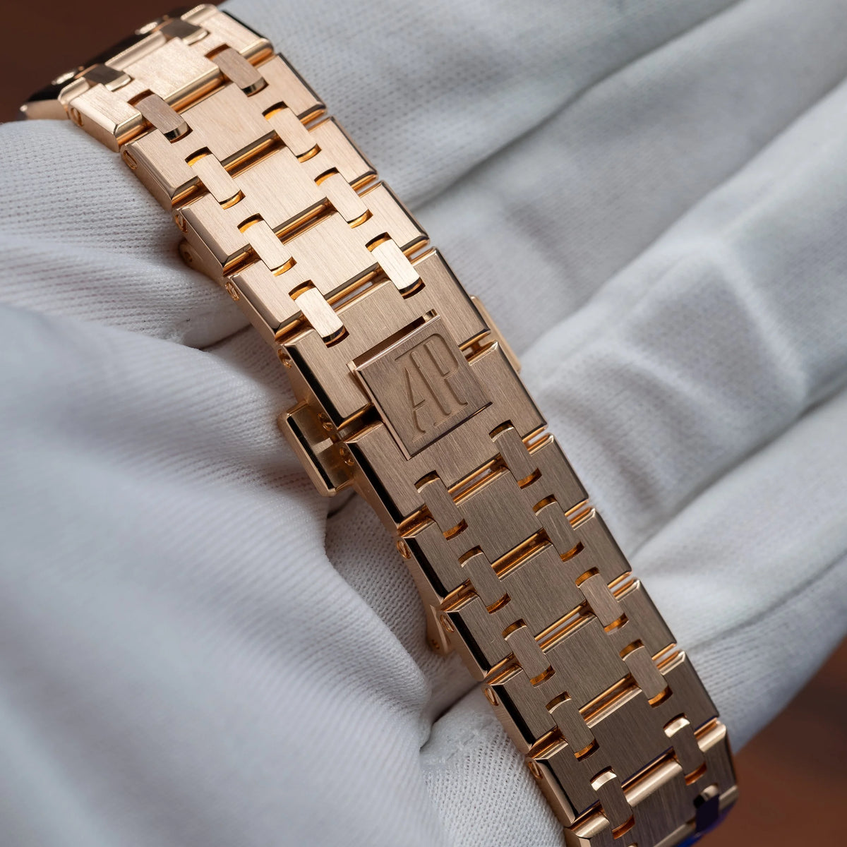 AUDEMARS PIGUET Royal Oak 37mm Rose Gold Diamond Bezel 15451OR.ZZ.1256OR.01 — image 15
