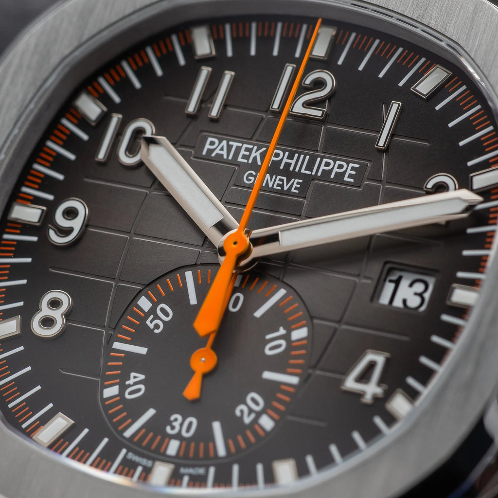 PATEK PHILIPPE Aquanaut Chronograph Stainless Steel Orange Accent 5968A-001 — image 8