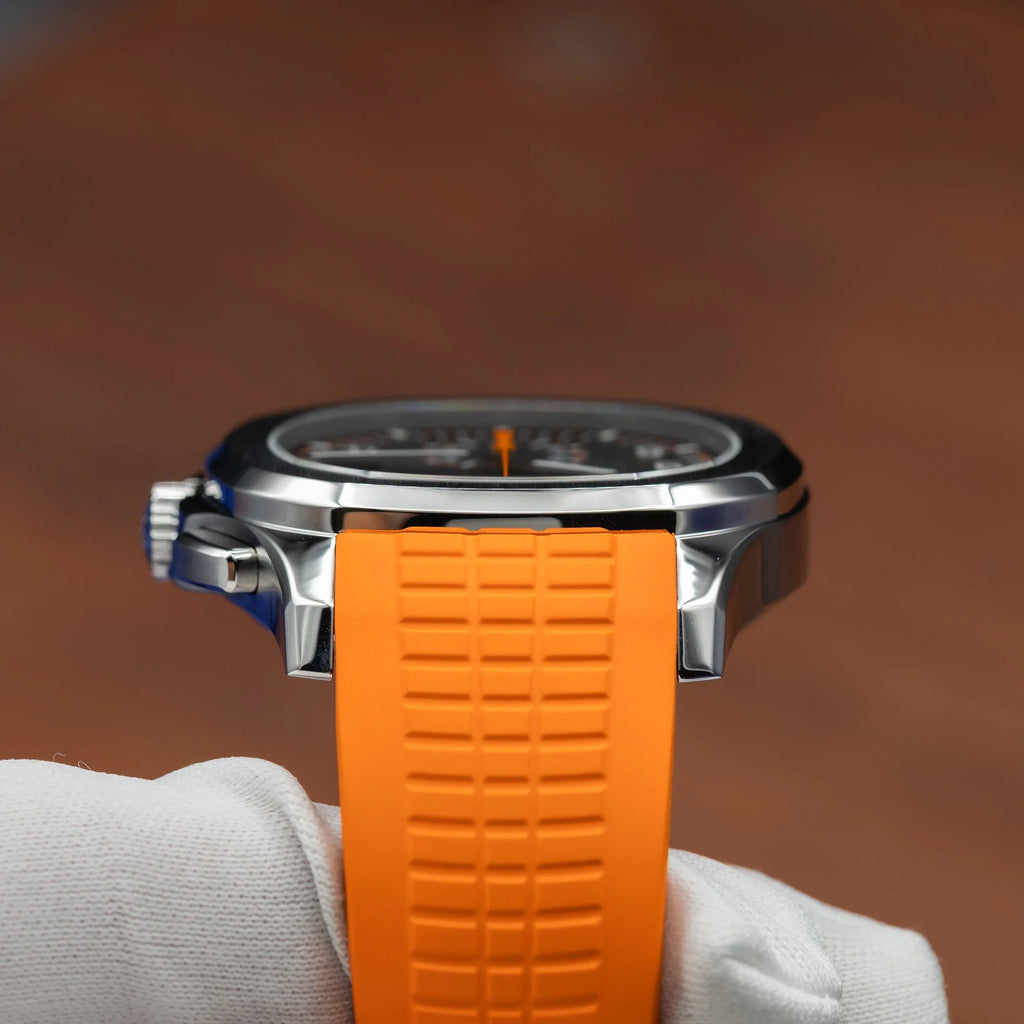 PATEK PHILIPPE Aquanaut Chronograph Stainless Steel Orange Accent 5968A-001 — image 16