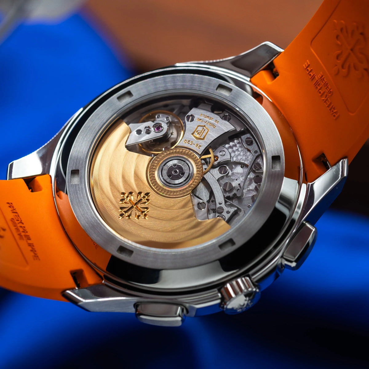 PATEK PHILIPPE Aquanaut Chronograph Stainless Steel Orange Accent 5968A-001 — image 23