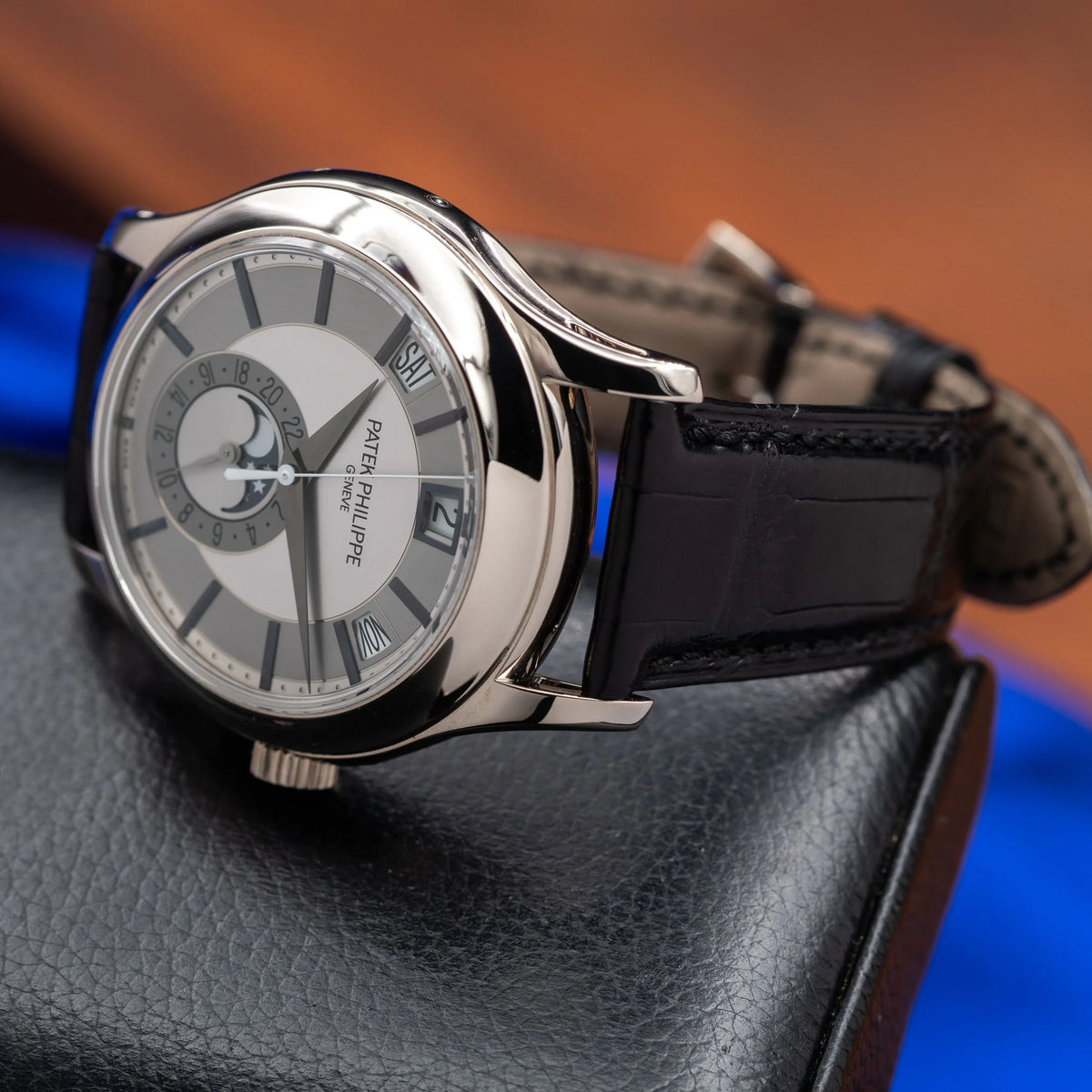PATEK PHILIPPE Annual Calendar White Gold 40mm Grey Dial 5205G-001 — image 10