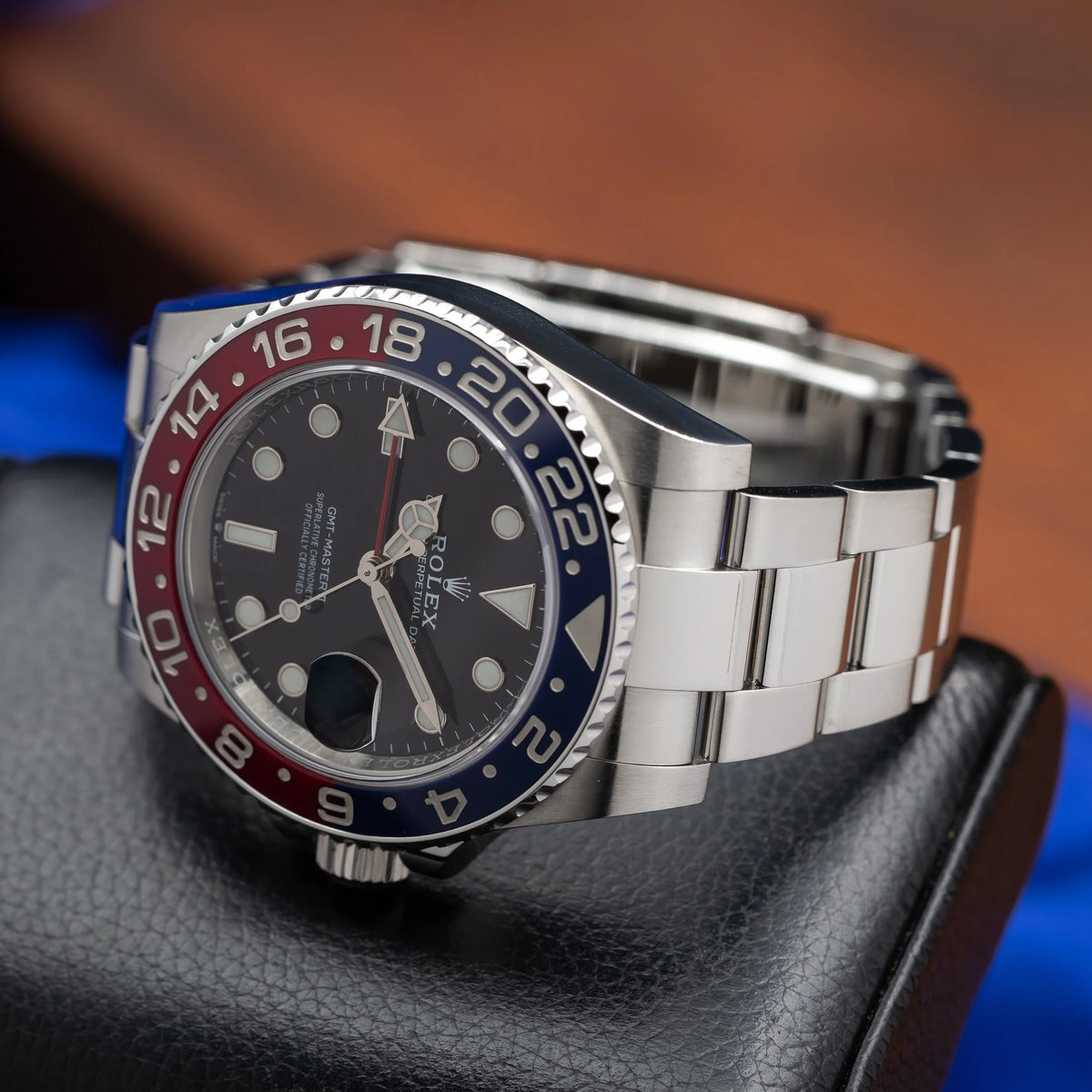 ROLEX GMT-Master II 'Pepsi' Blue & Red Bezel Oyster Bracelet 126710BLRO — image 9