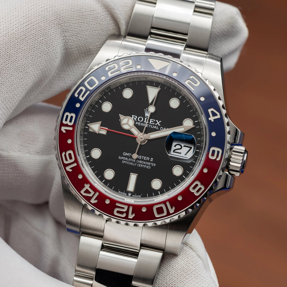 ROLEX GMT-Master II 'Pepsi' Blue & Red Bezel Oyster Bracelet 126710BLRO — image 15