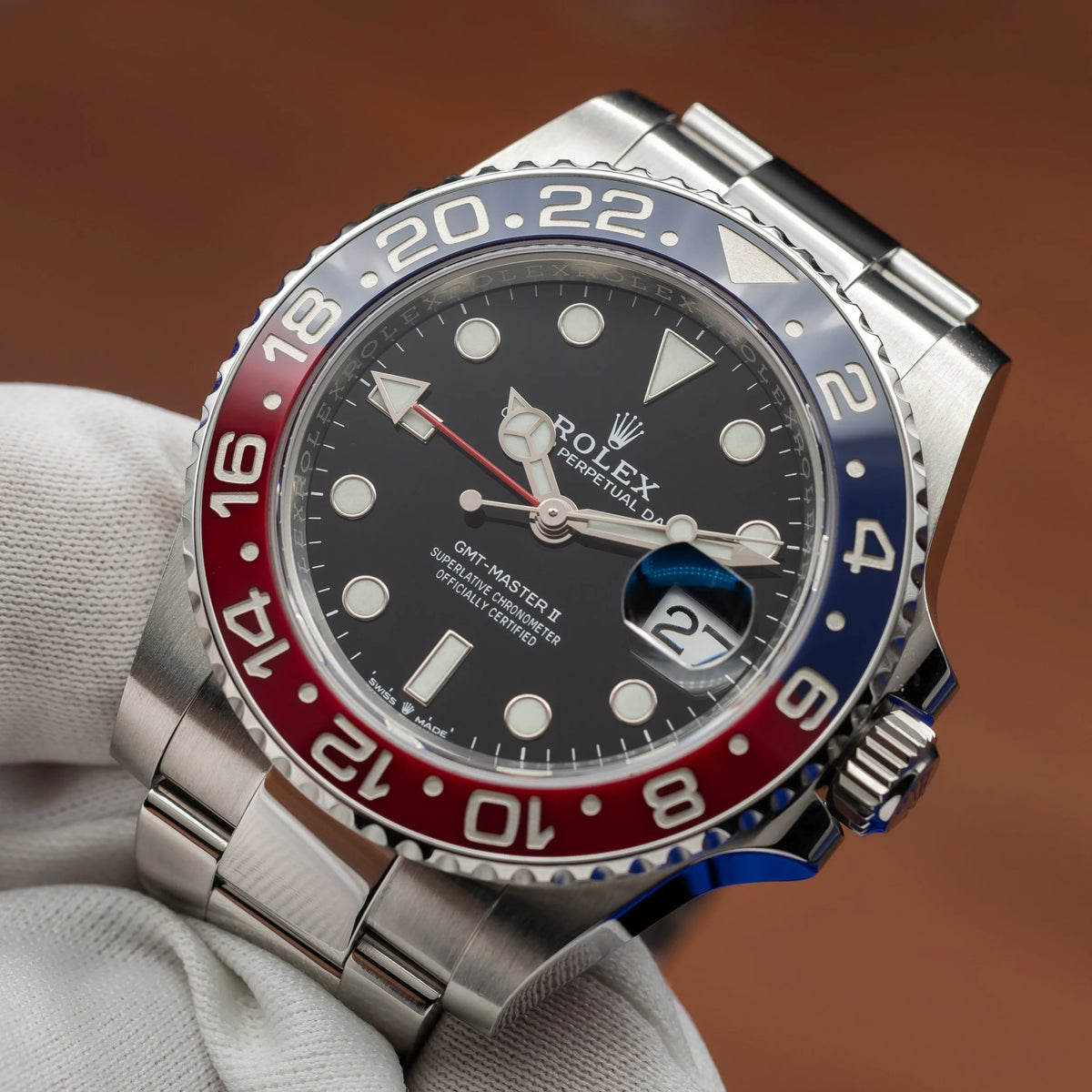 ROLEX GMT-Master II 'Pepsi' Blue & Red Bezel Oyster Bracelet 126710BLRO — image 16