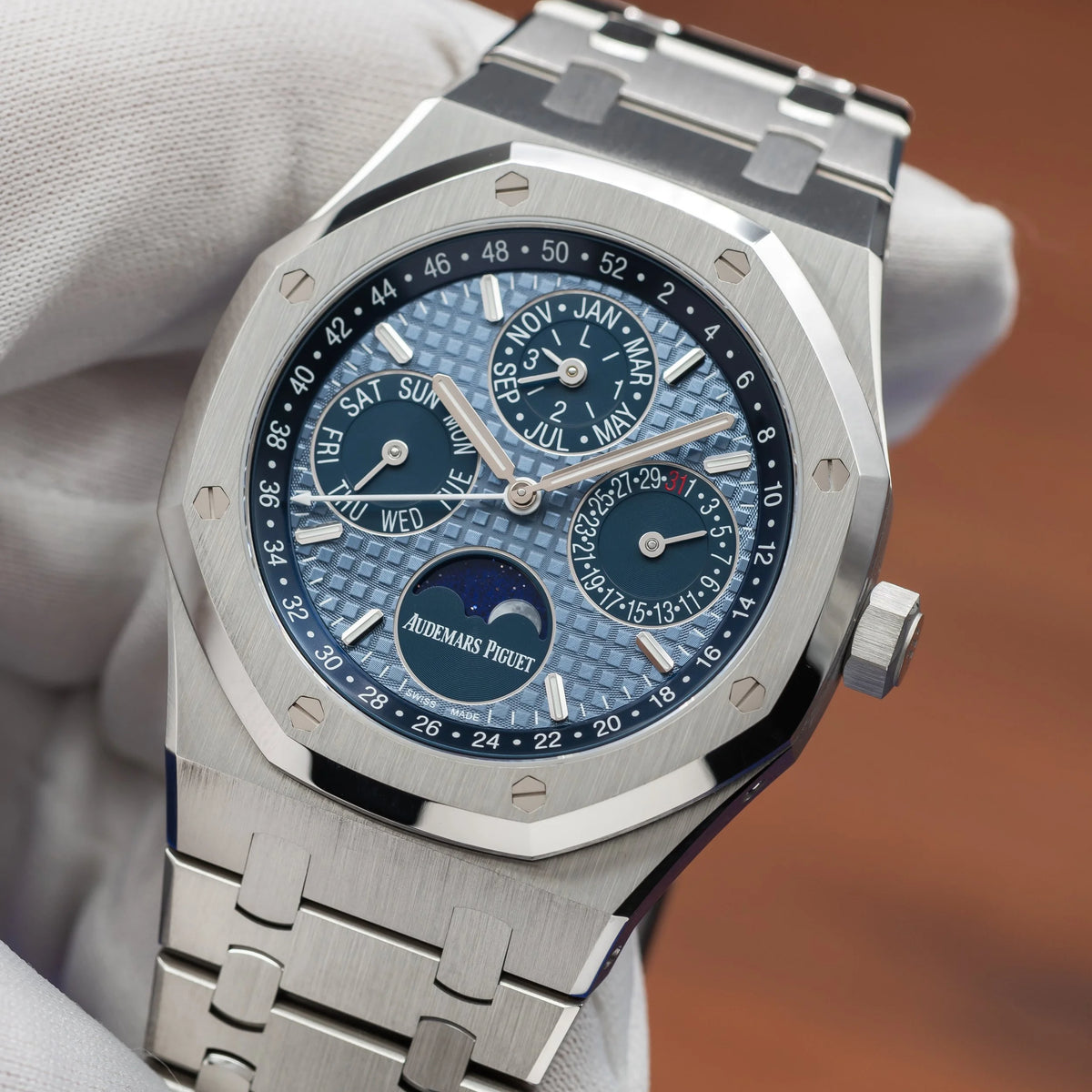 AUDEMARS PIGUET Royal Oak Perpetual Calendar Ice Blue Dial 26574ST.OO.1220ST.03 — image 21