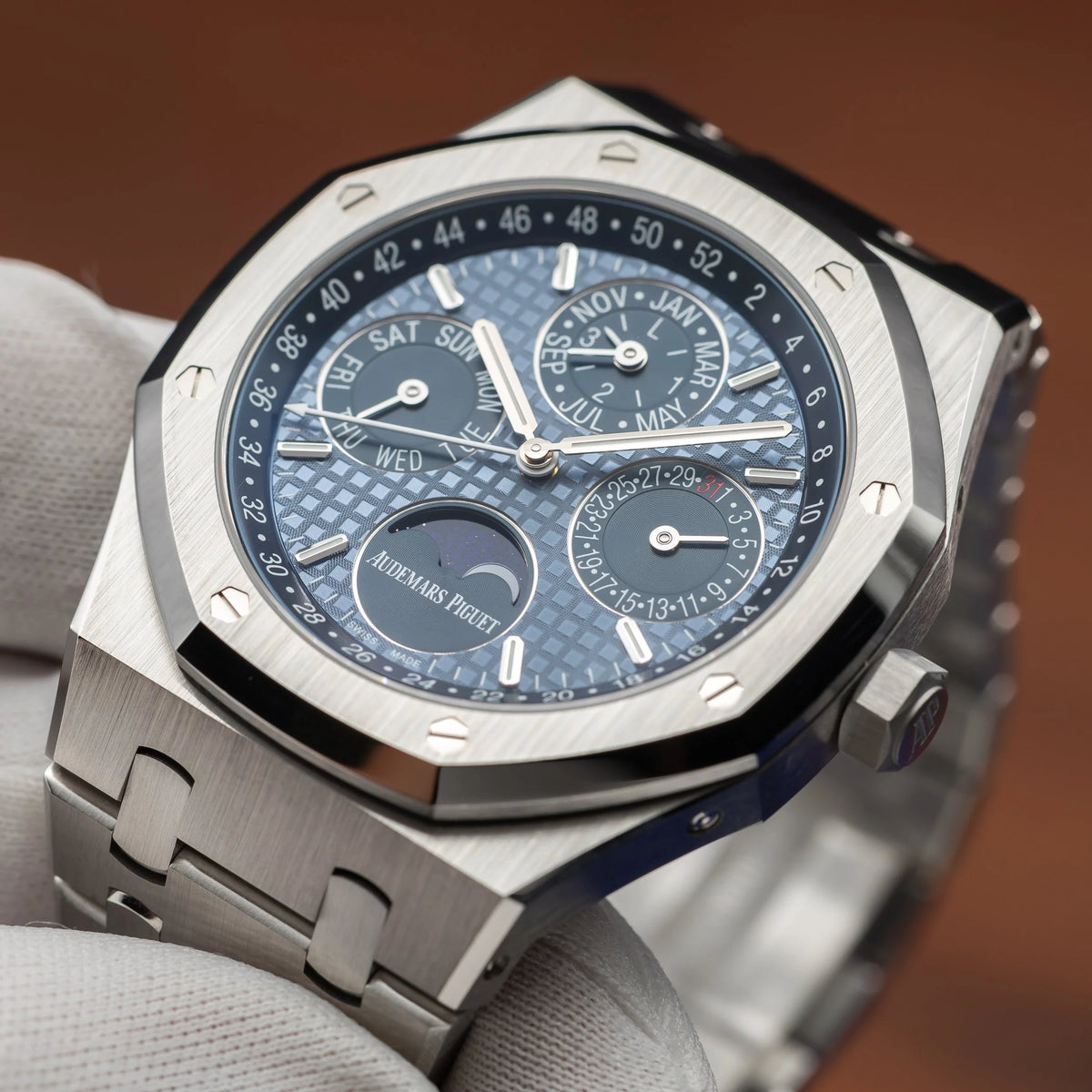 AUDEMARS PIGUET Royal Oak Perpetual Calendar Ice Blue Dial 26574ST.OO.1220ST.03 — image 22