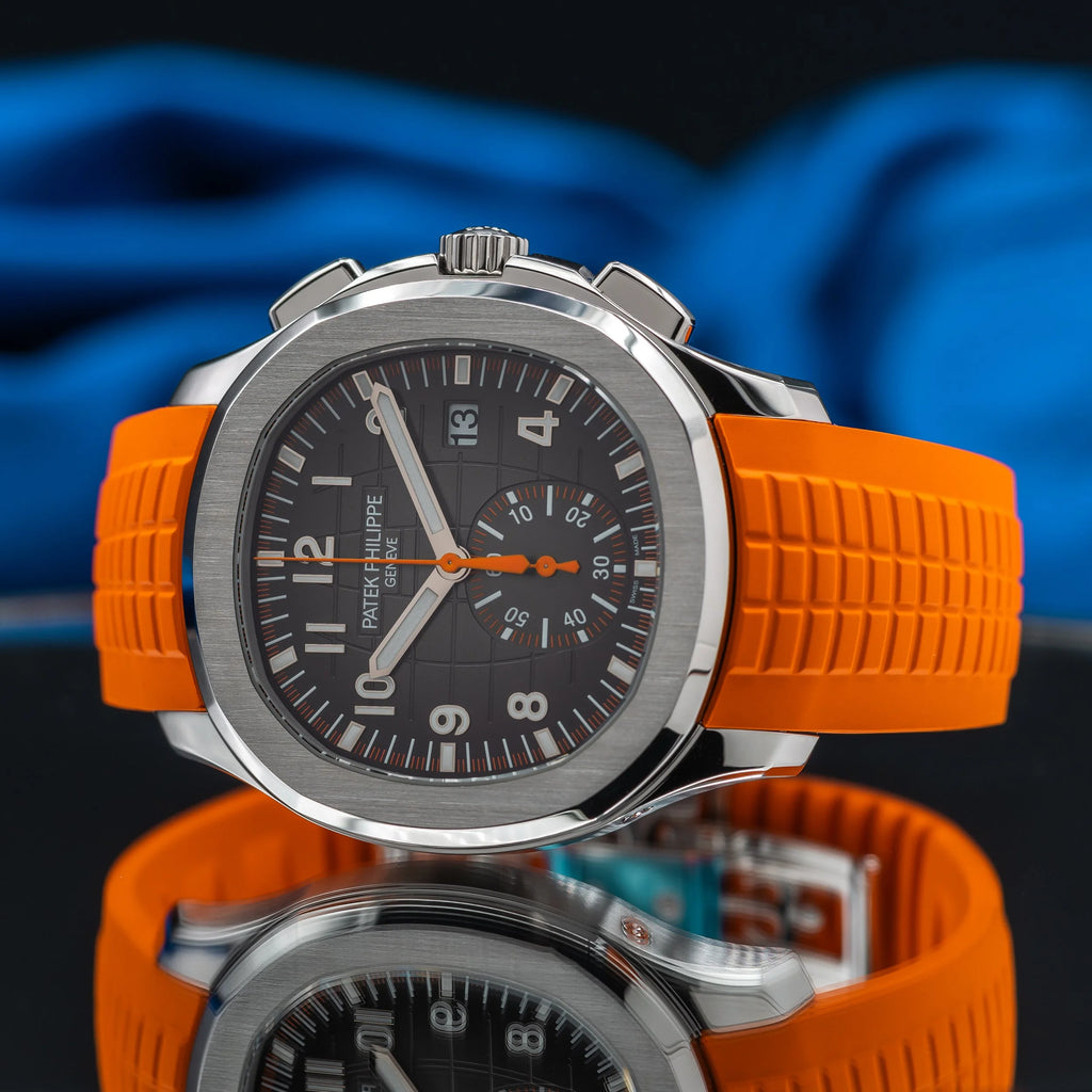 PATEK PHILIPPE Aquanaut Chronograph Stainless Steel Orange Accent 5968A-001 — image 26