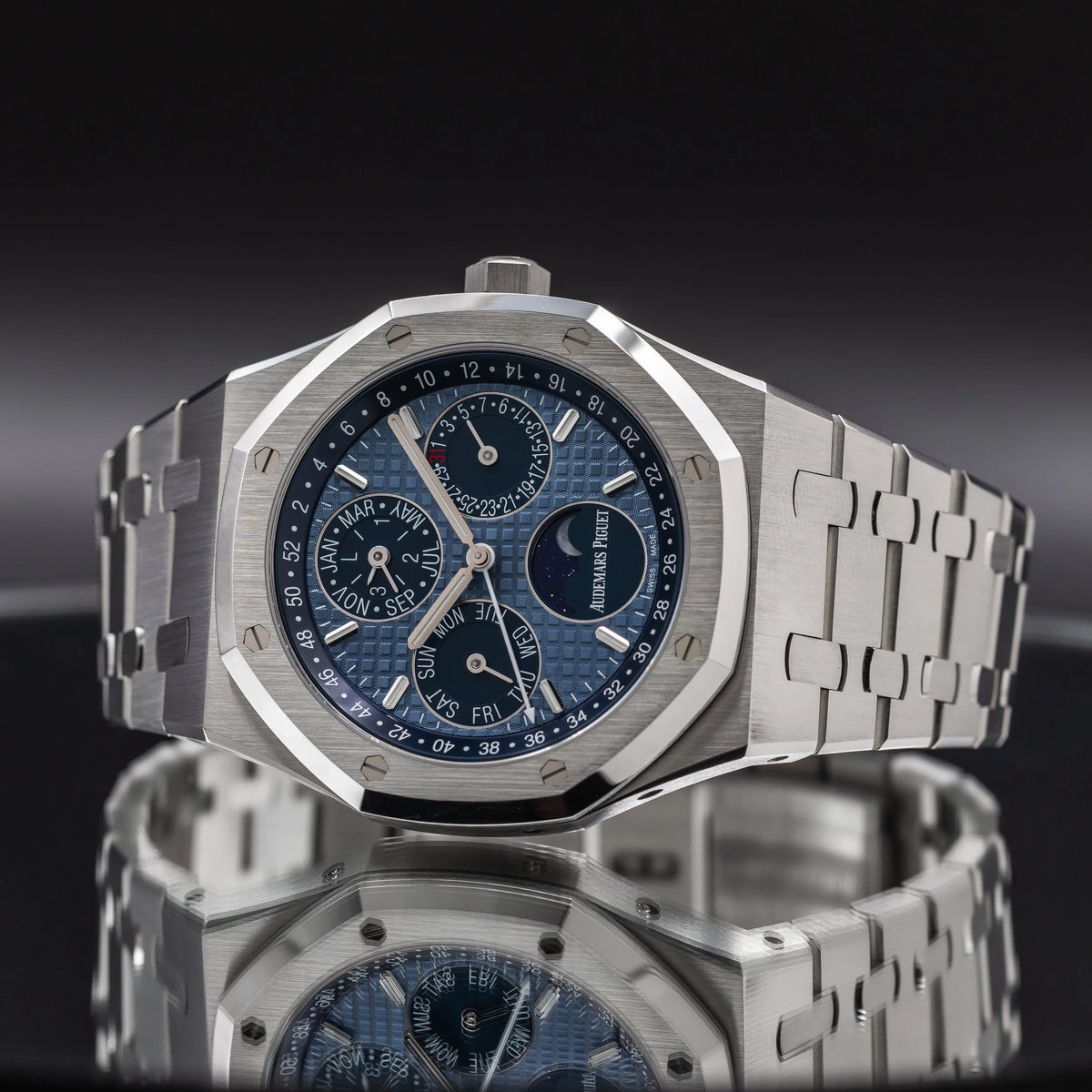 AUDEMARS PIGUET Royal Oak Perpetual Calendar Ice Blue Dial 26574ST.OO.1220ST.03 — image 5