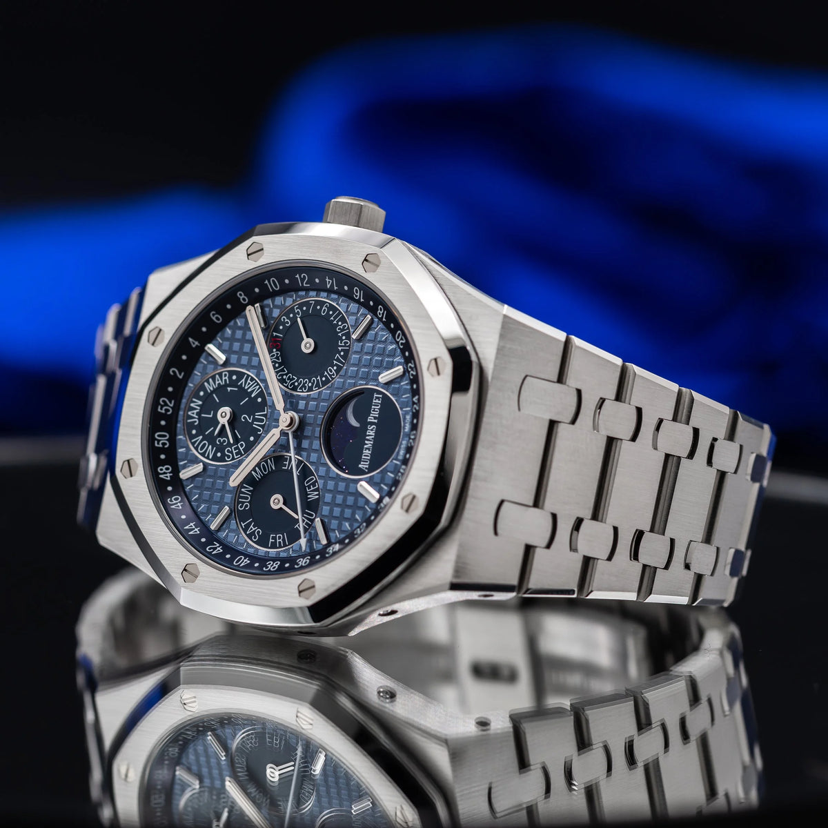 AUDEMARS PIGUET Royal Oak Perpetual Calendar Ice Blue Dial 26574ST.OO.1220ST.03 — image 2