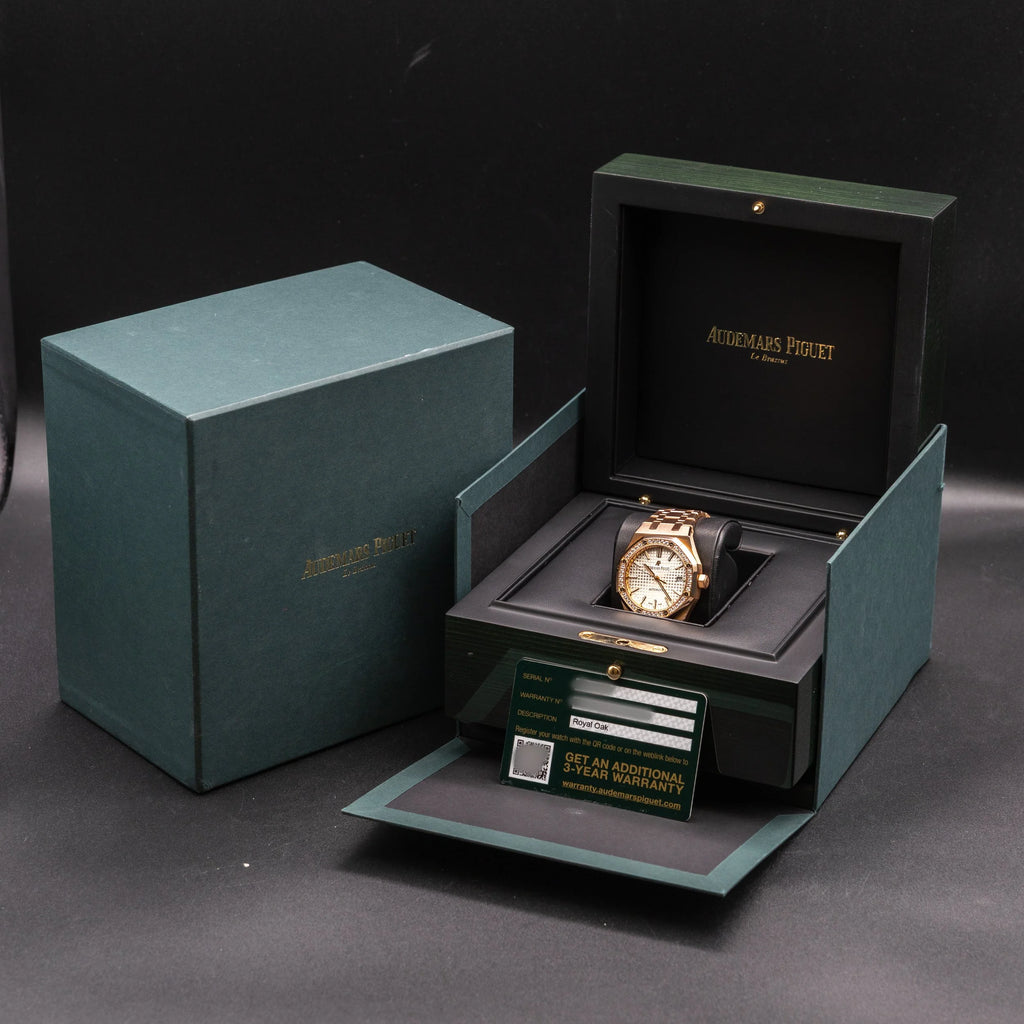 AUDEMARS PIGUET Royal Oak 37mm Rose Gold Diamond Bezel 15451OR.ZZ.1256OR.01 — image 3