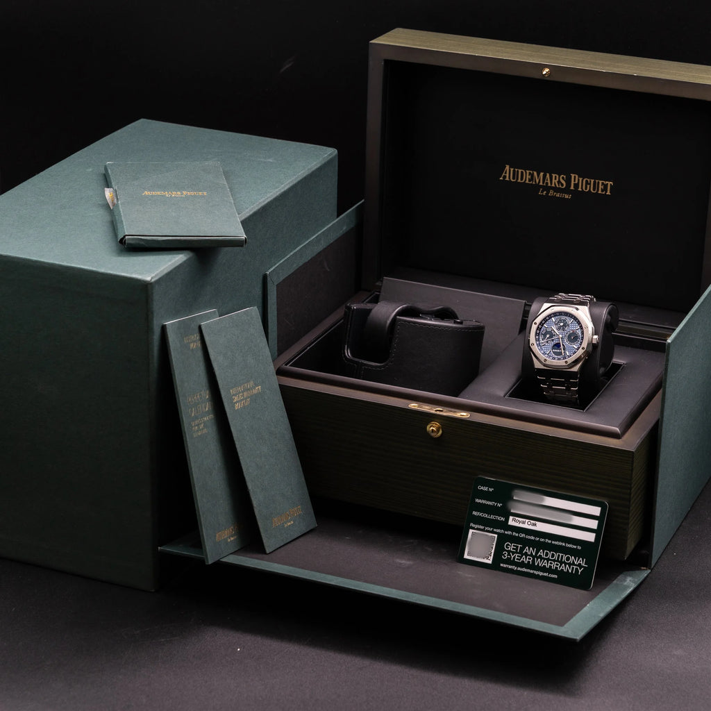 AUDEMARS PIGUET Royal Oak Perpetual Calendar Ice Blue Dial 26574ST.OO.1220ST.03 — image 3