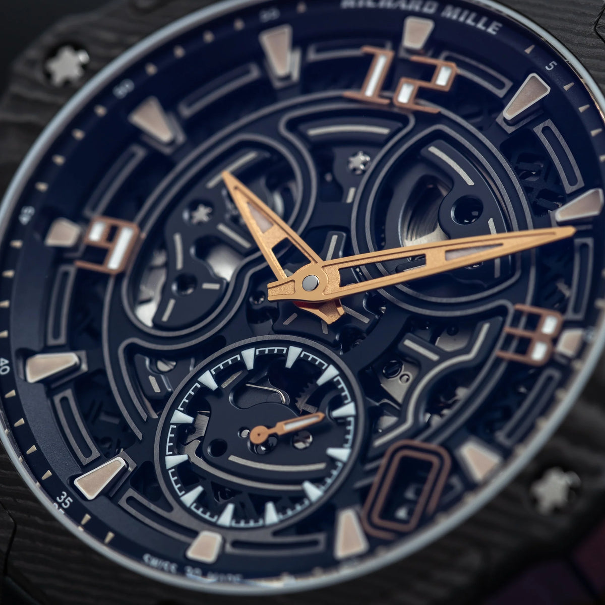 RICHARD MILLE Carbon TPT Rose Gold Middle Case RM33-03 — image 7