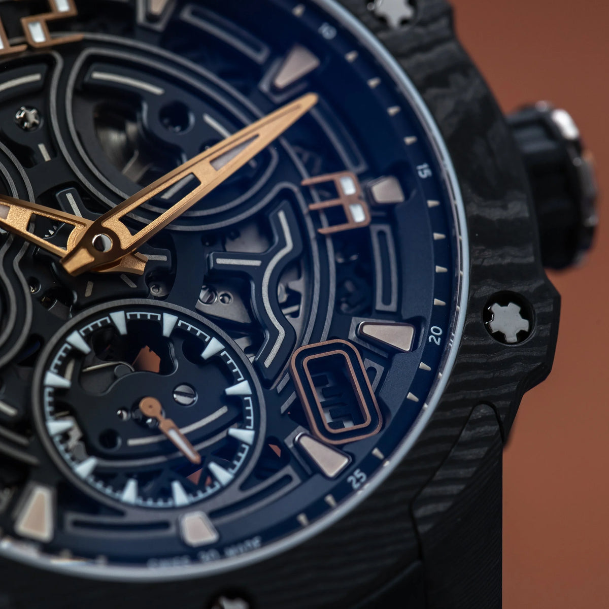 RICHARD MILLE Carbon TPT Rose Gold Middle Case RM33-03 — image 8