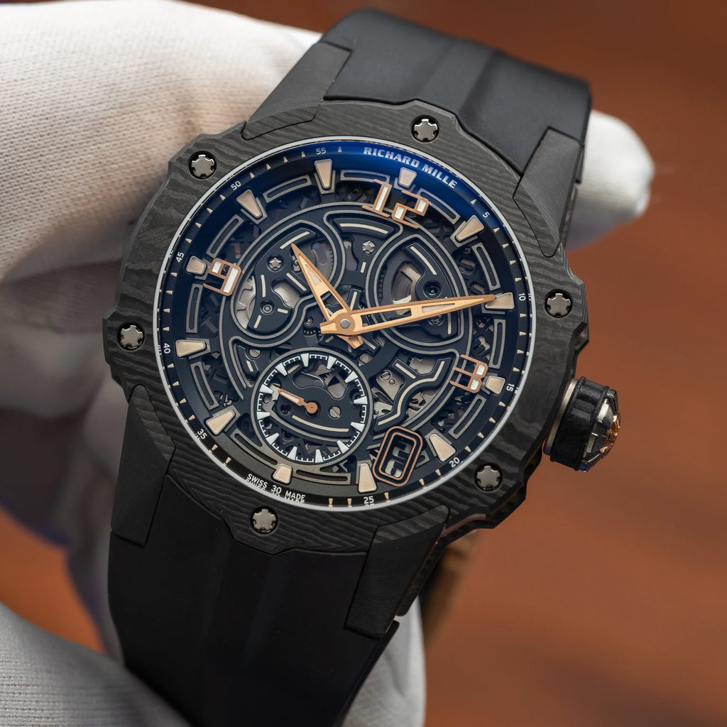 RICHARD MILLE Carbon TPT Rose Gold Middle Case RM33-03 — image 16