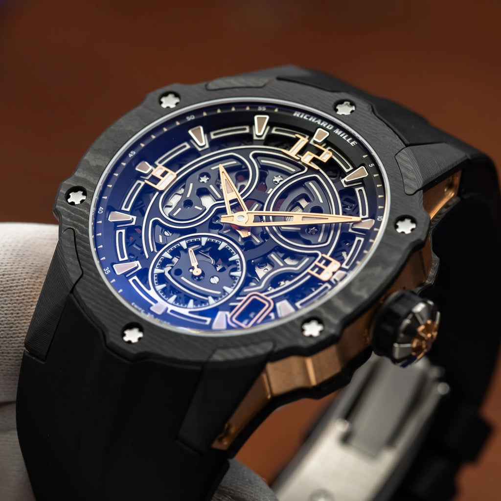 RICHARD MILLE Carbon TPT Rose Gold Middle Case RM33-03 — image 17
