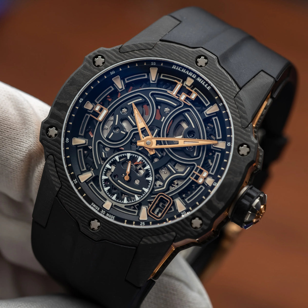 RICHARD MILLE Carbon TPT Rose Gold Middle Case RM33-03 — image 18