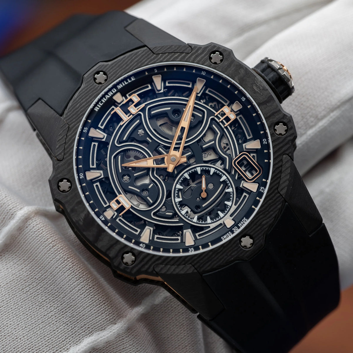 RICHARD MILLE Carbon TPT Rose Gold Middle Case RM33-03 — image 19