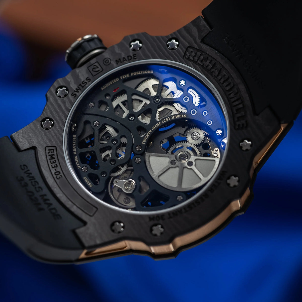 RICHARD MILLE Carbon TPT Rose Gold Middle Case RM33-03 — image 9