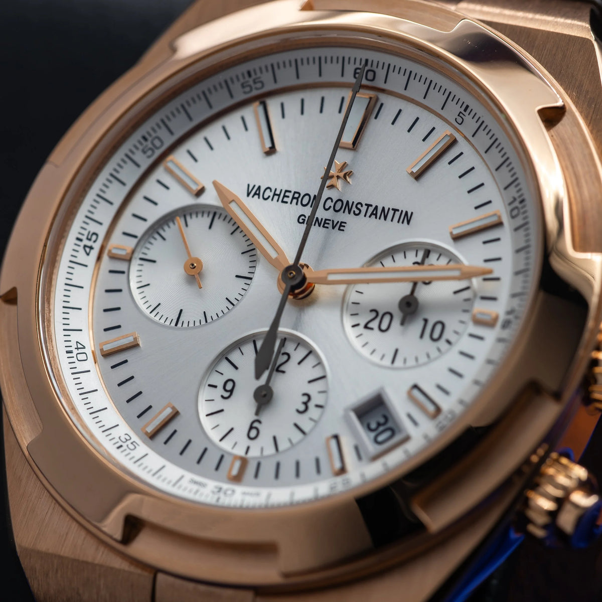 VACHERON CONSTANTIN Overseas Chrono Rose Gold Silver Dial 5500V/000R-B074 — image 8