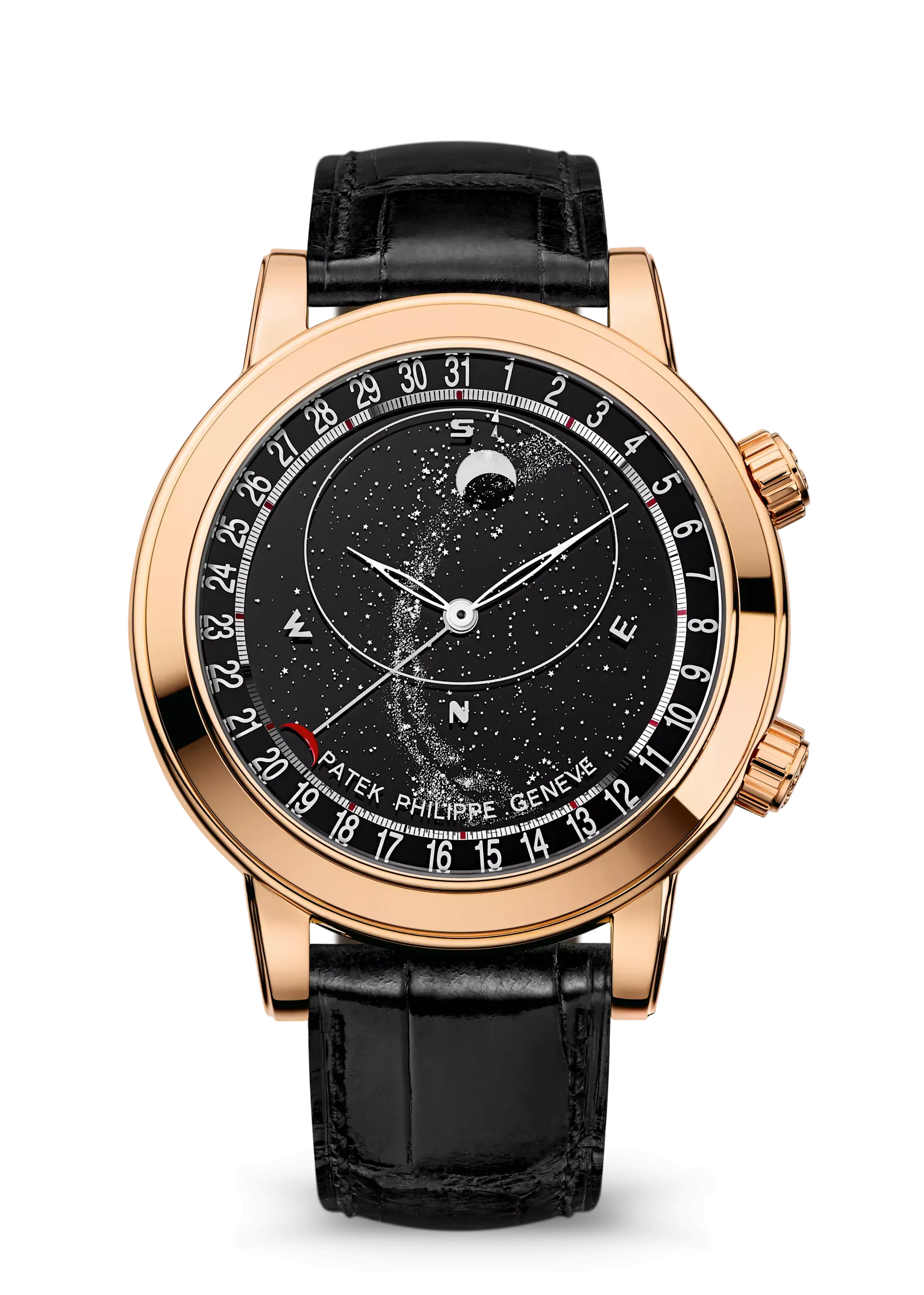 Patek Philippe Grand Complications Rose Gold Celestial Watch 44mm 6102R-001