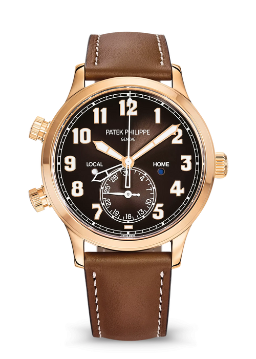 Patek Philippe Complications Calatrava Pilot Travel Time Rose Gold 42mm 5524R-001