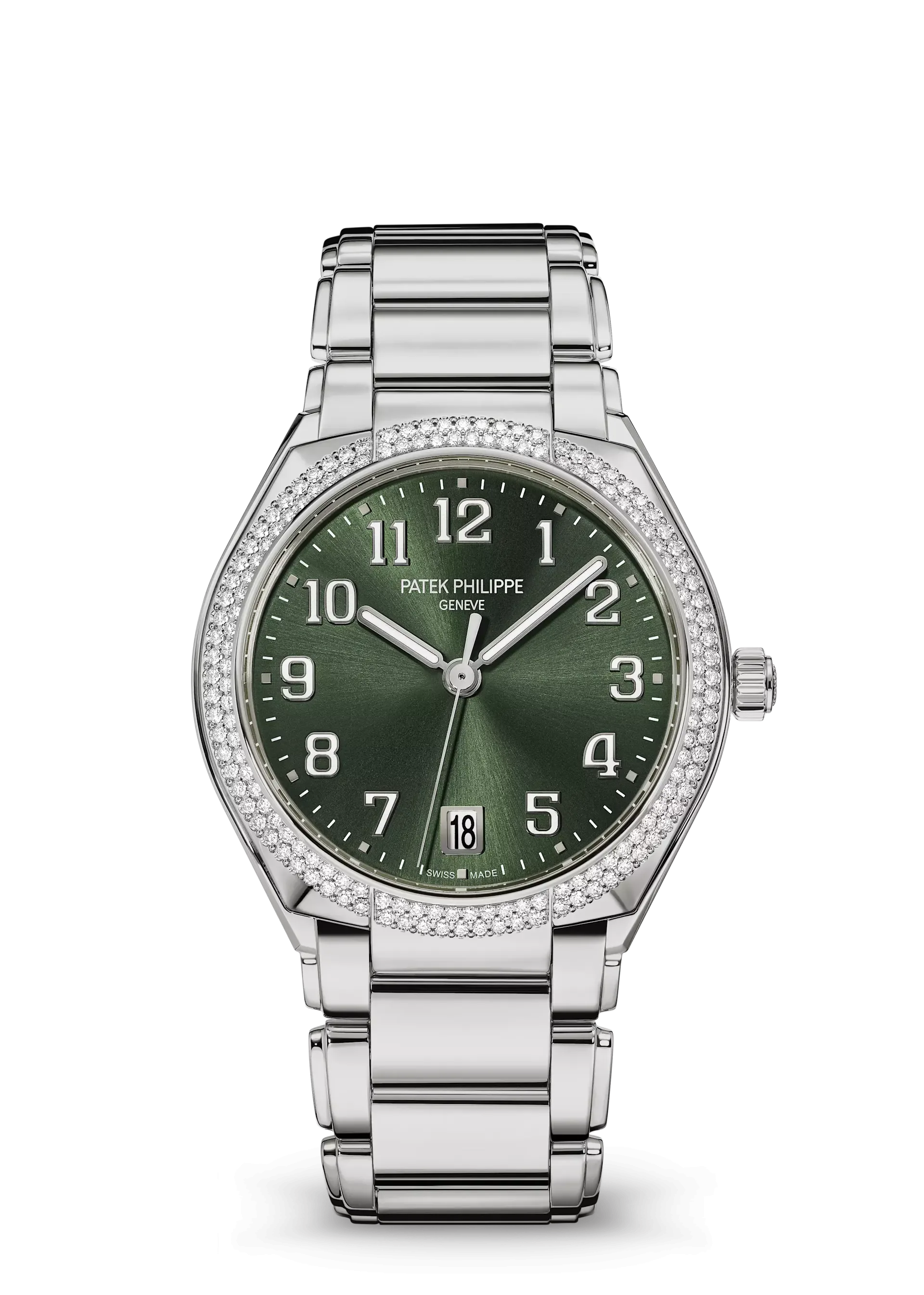 Patek Philippe Twenty~4 Automatic Steel & Olive Green Dial 36mm 7300/1200A-011