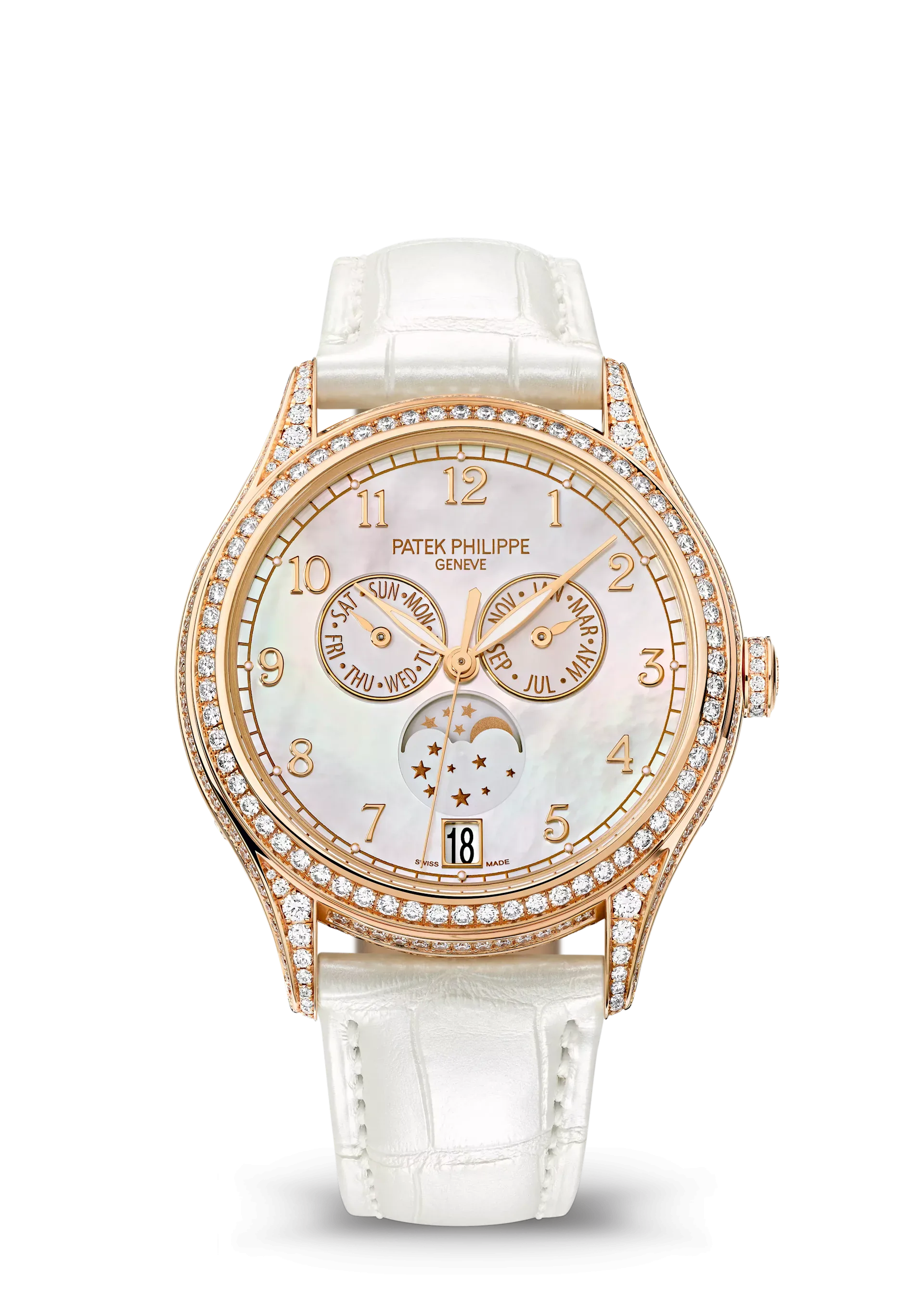 Patek Philippe Complications Diamond Moon Phase Ladies' Watch 38mm 4948R-001