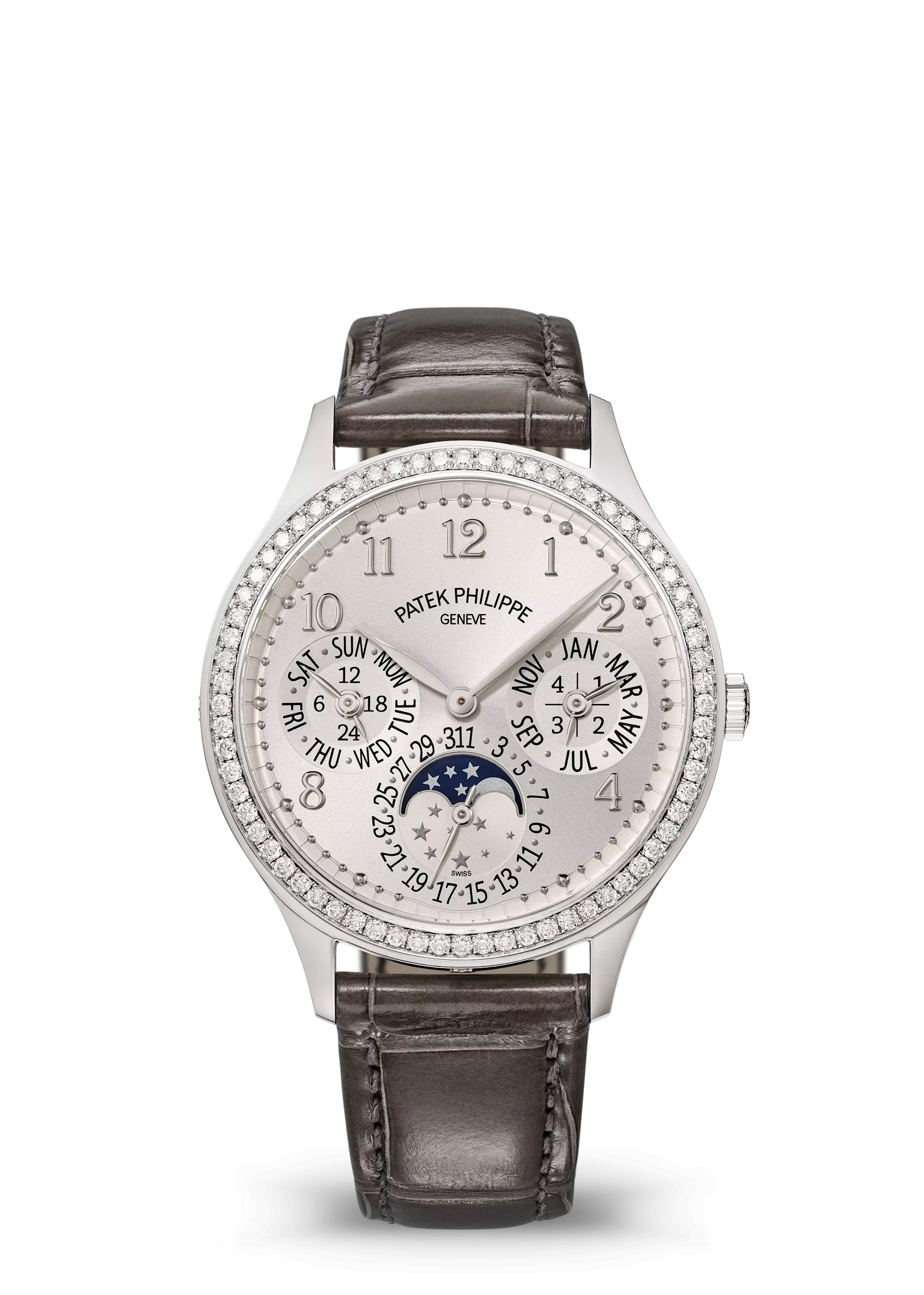 Patek Philippe Grand Complications White Gold Ladies First Perpetual Calendar 35.1mm 7140G-001
