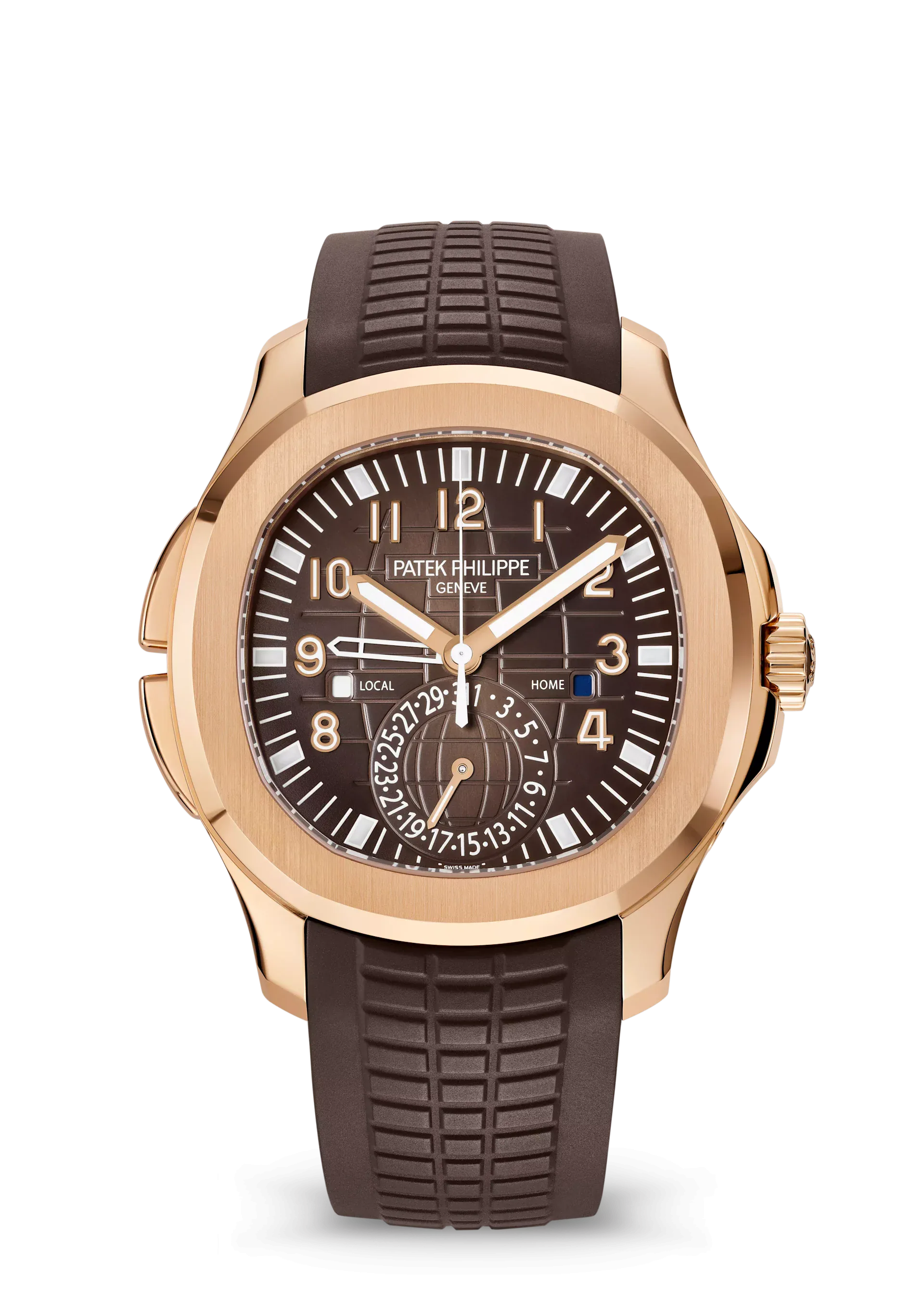 Patek Philippe Aquanaut Travel Time Rose Gold Watch 40.8mm 5164R-001
