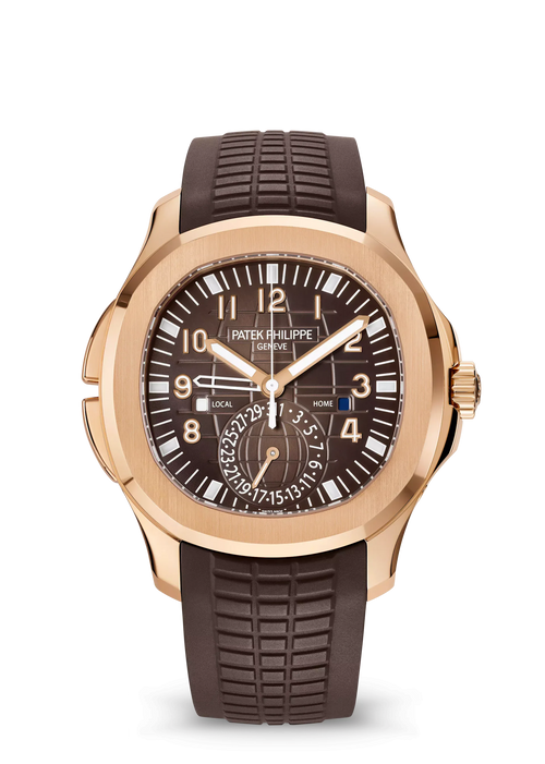 Patek Philippe Aquanaut Travel Time Rose Gold Watch 40.8mm 5164R-001