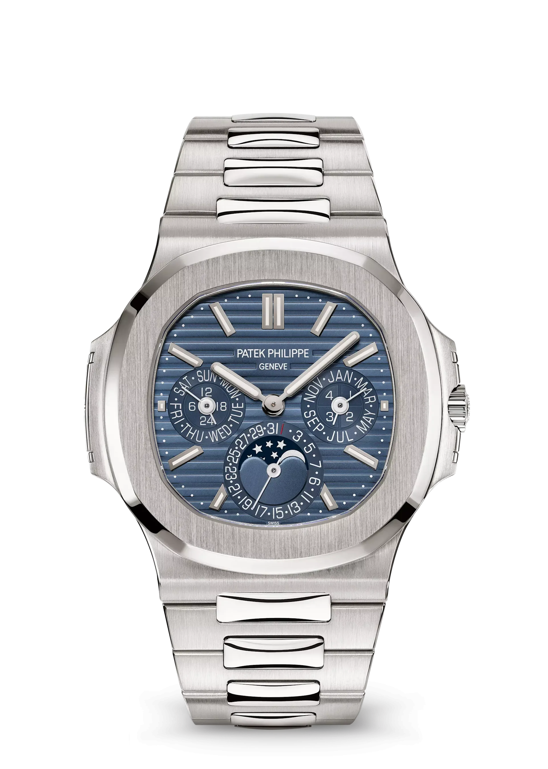 Patek Philippe Nautilus Perpetual Calendar White Gold 40mm 5740/1G-001